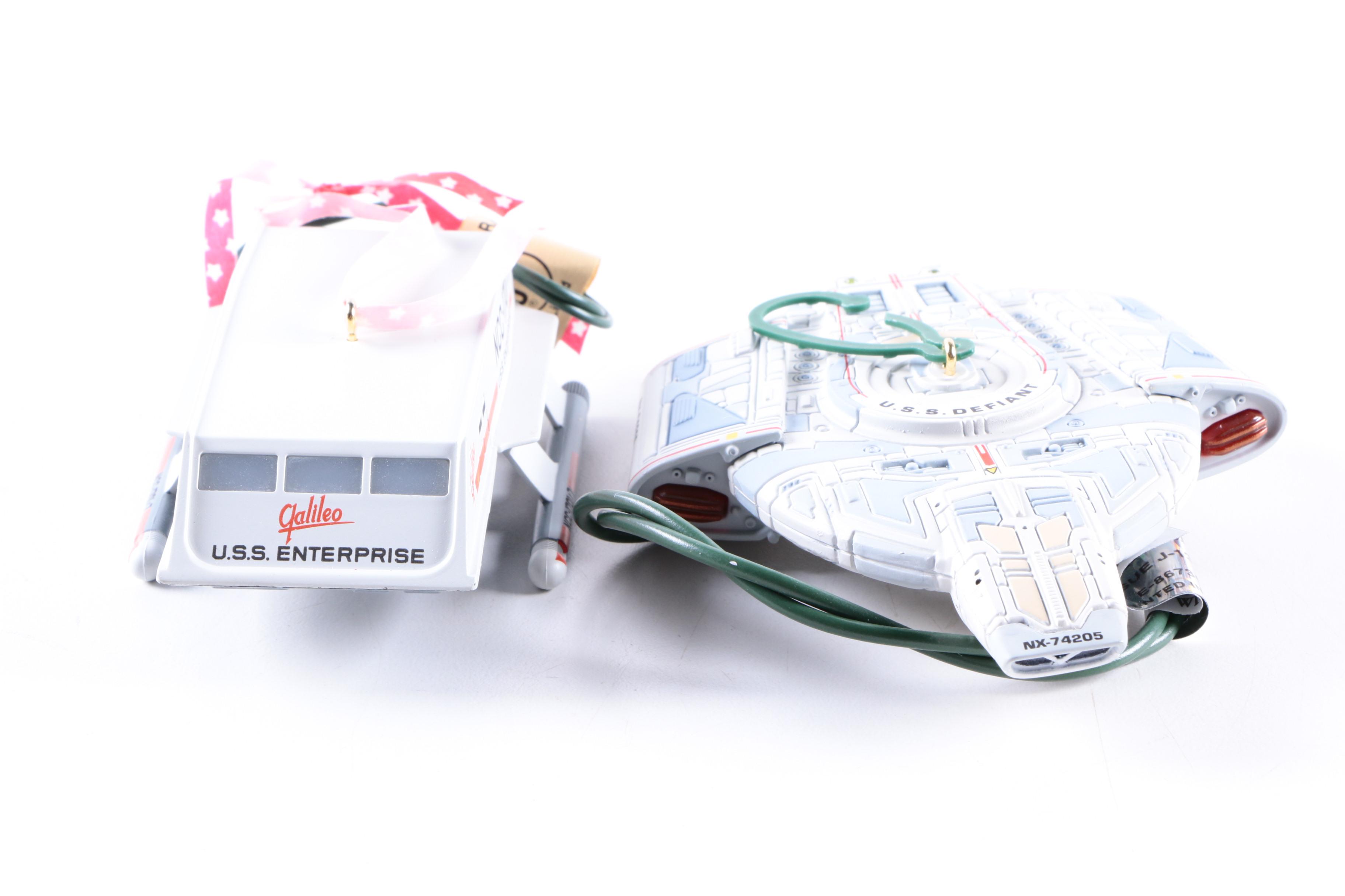 Hallmark Keepsake Star Trek Christmas Tree Ornaments