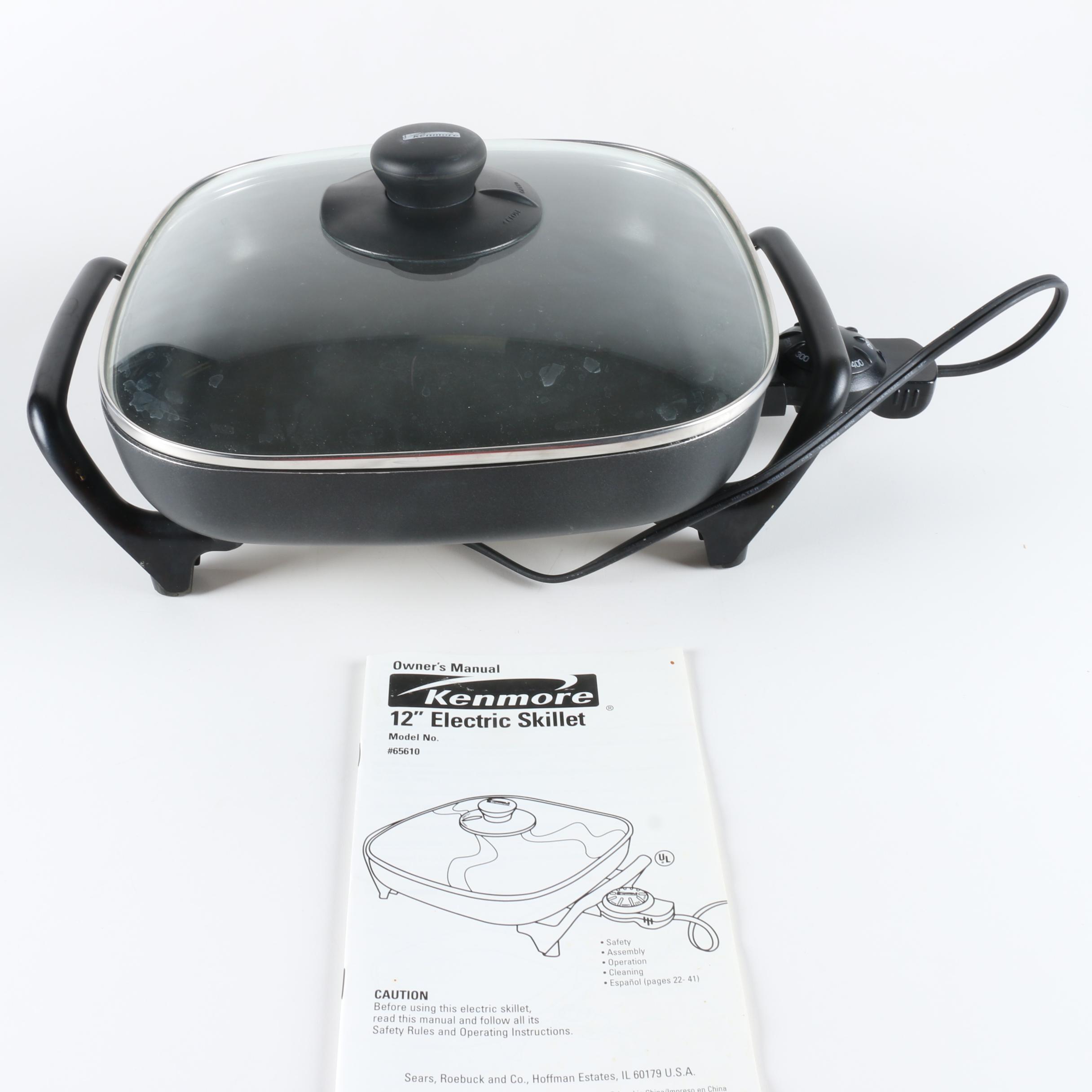 Kenmore Electric Skillet with Coffee Grinder