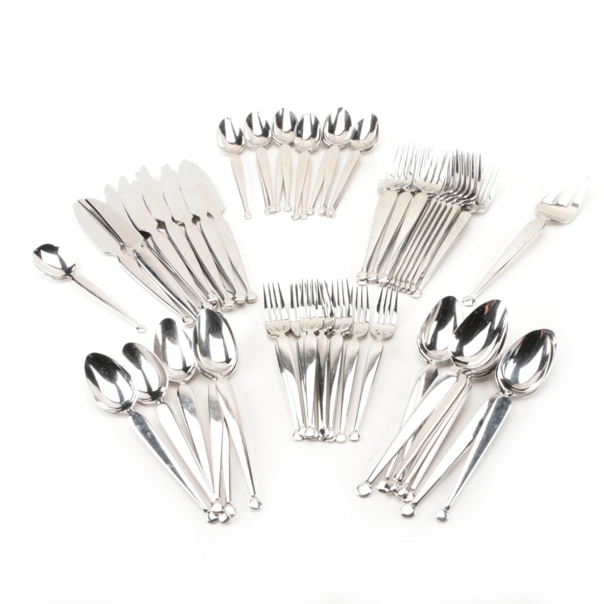 Set of Stainless Steel Flatware