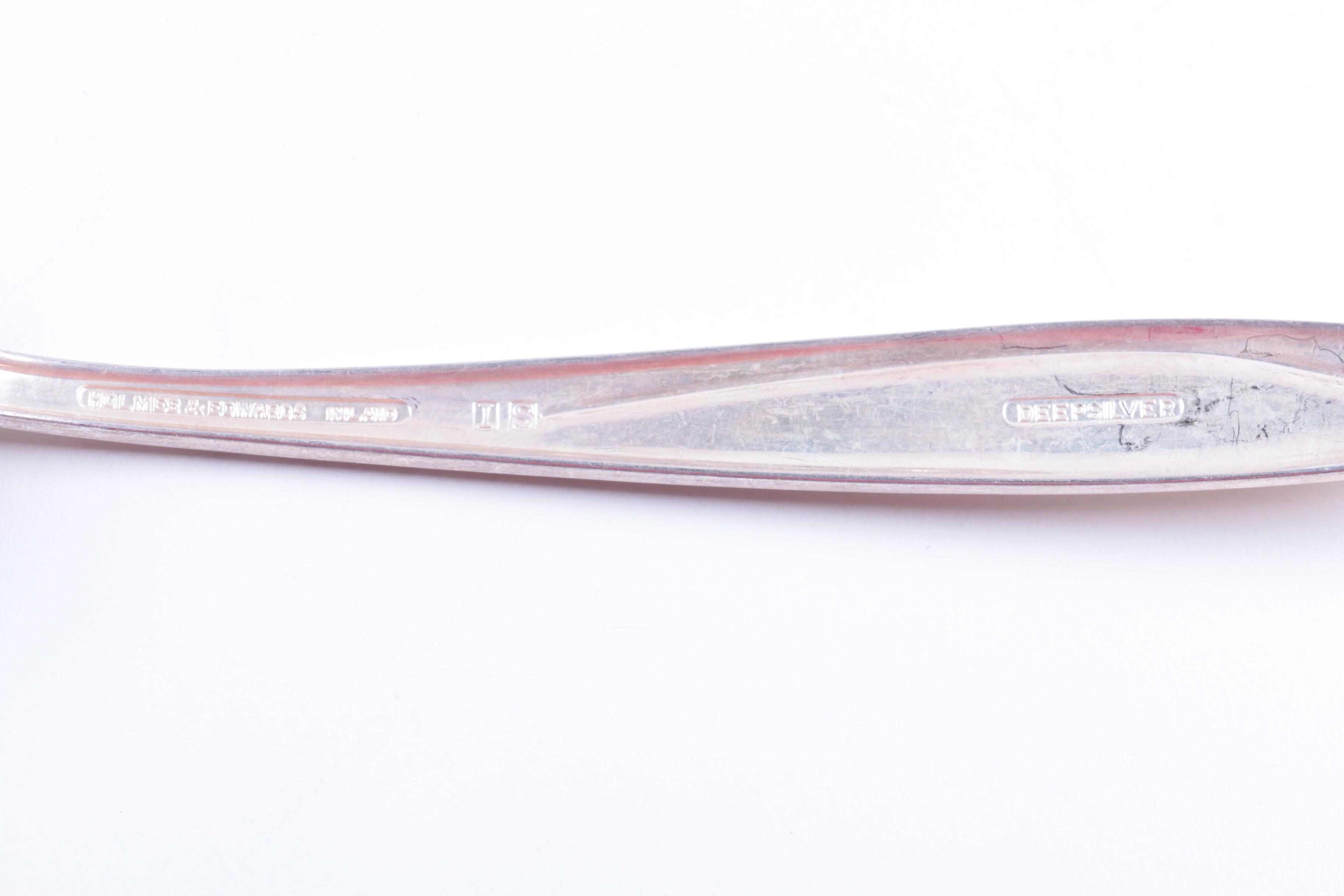 Wallace Meat Serving Platter and Other Silver Plate Tableware