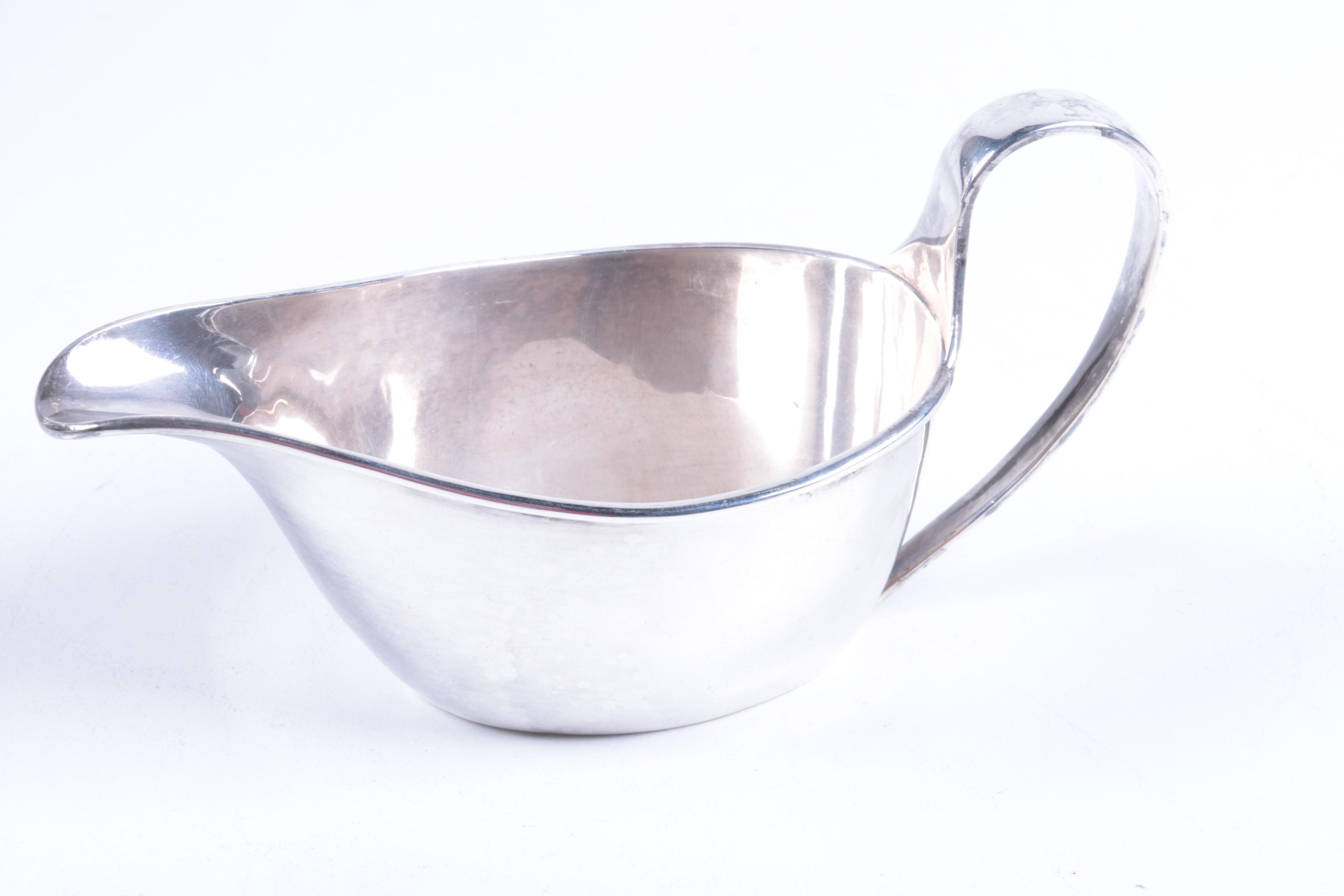 Wallace Meat Serving Platter and Other Silver Plate Tableware