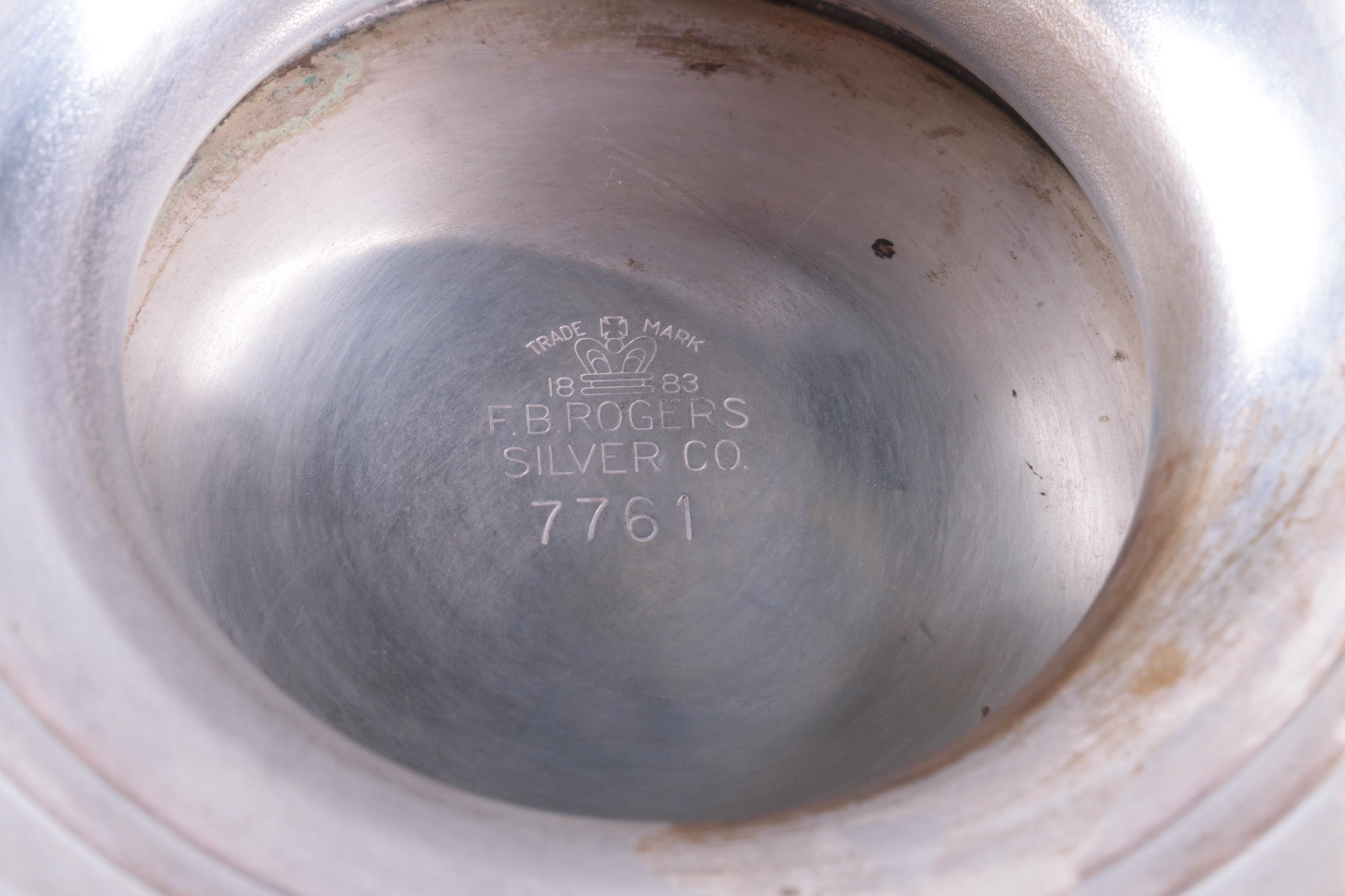 Wallace Meat Serving Platter and Other Silver Plate Tableware