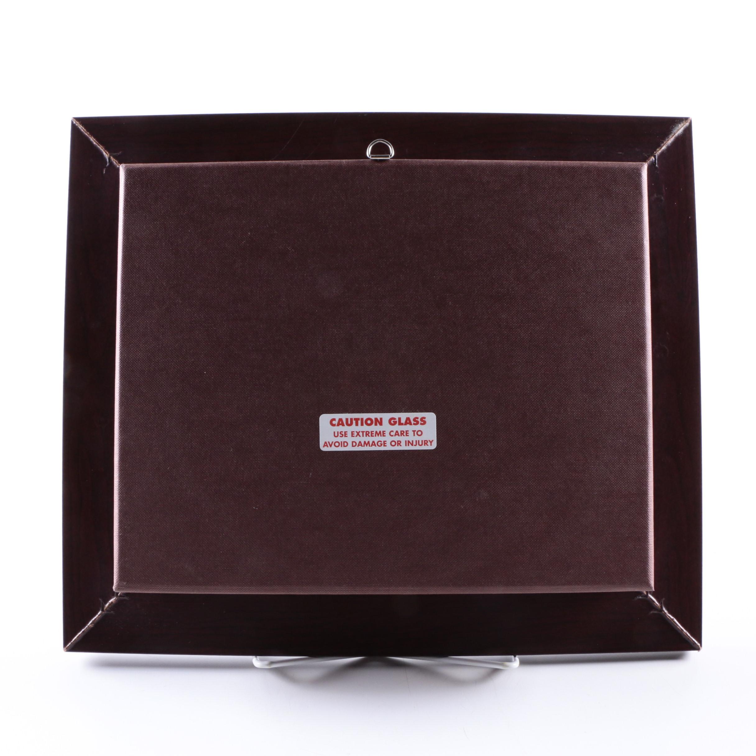 Framed Blown Glass Cutty Sark Model