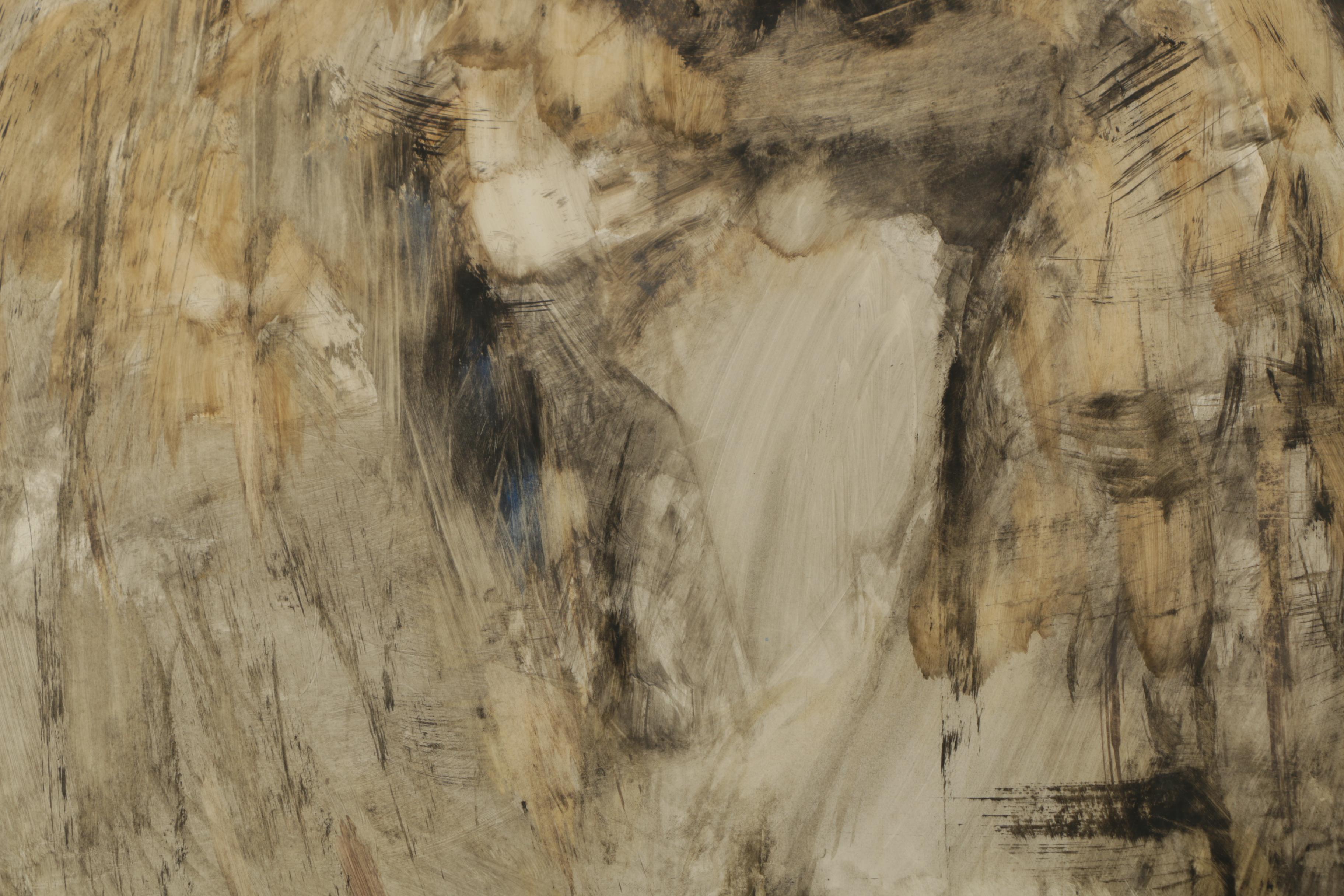 Miriam H. Beerman Gouache Painting of an Owl