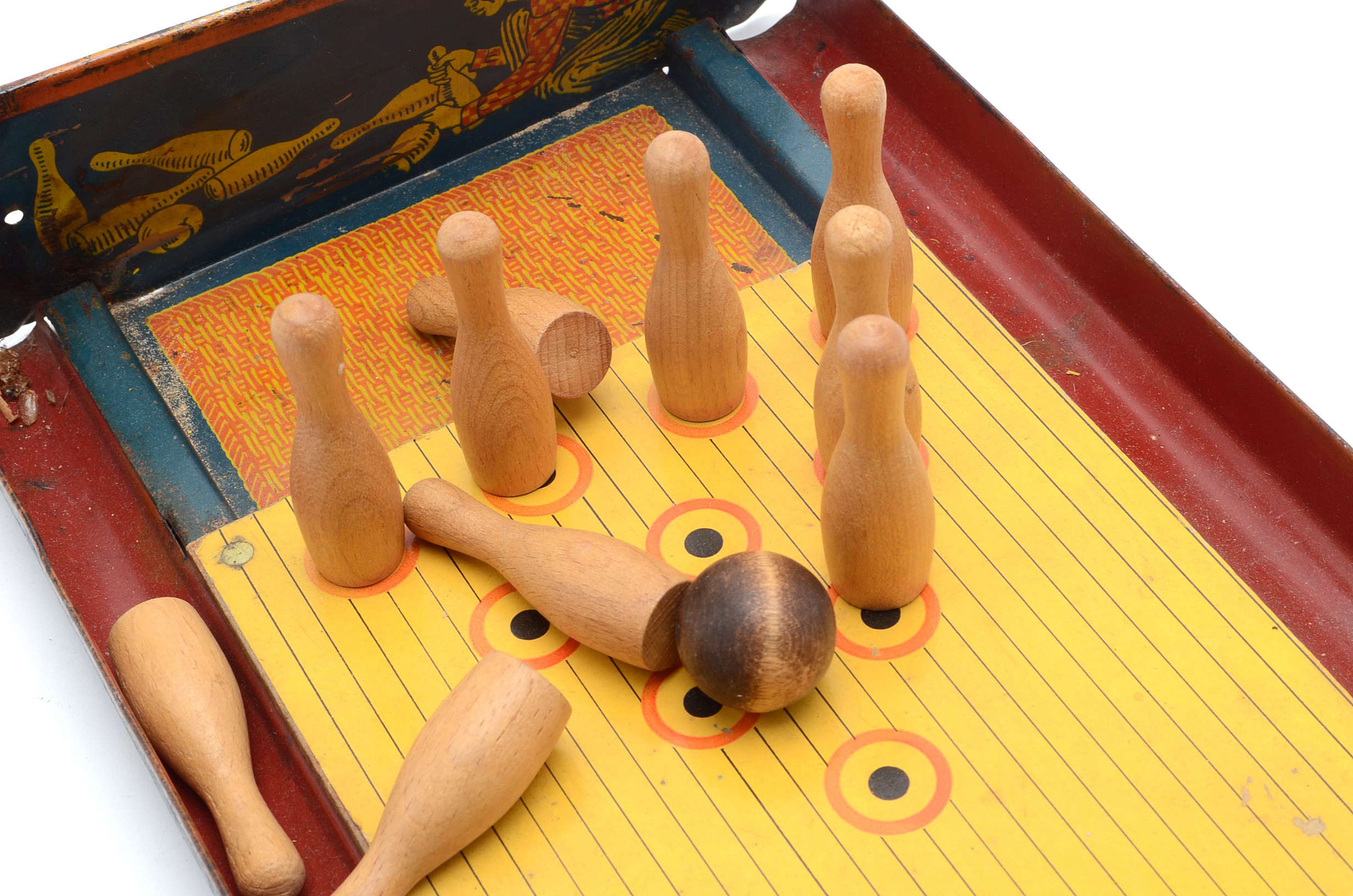 Vintage "Gotham" Champion Bowling Alley Table Top Game