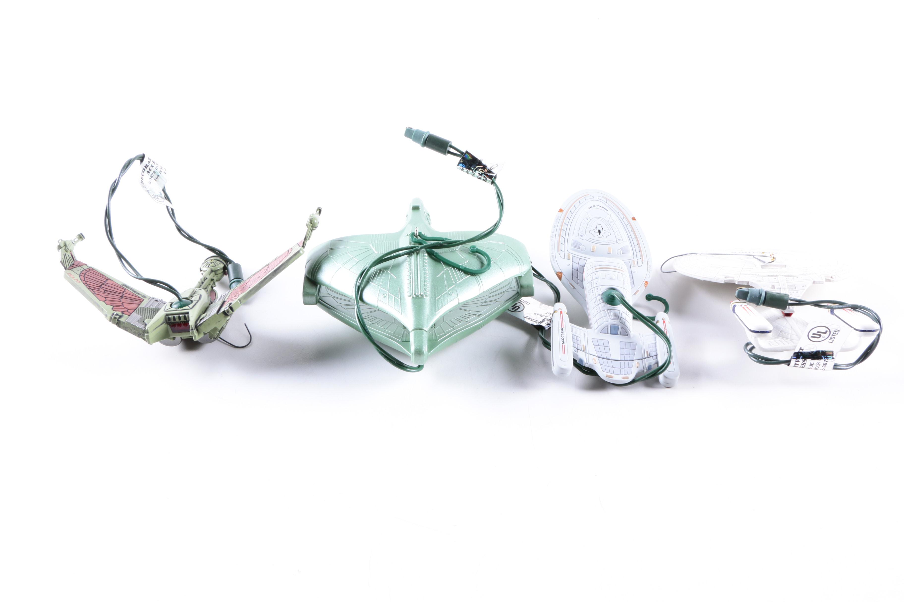 Hallmark Keepsake Star Trek Themed Christmas Tree Ornaments