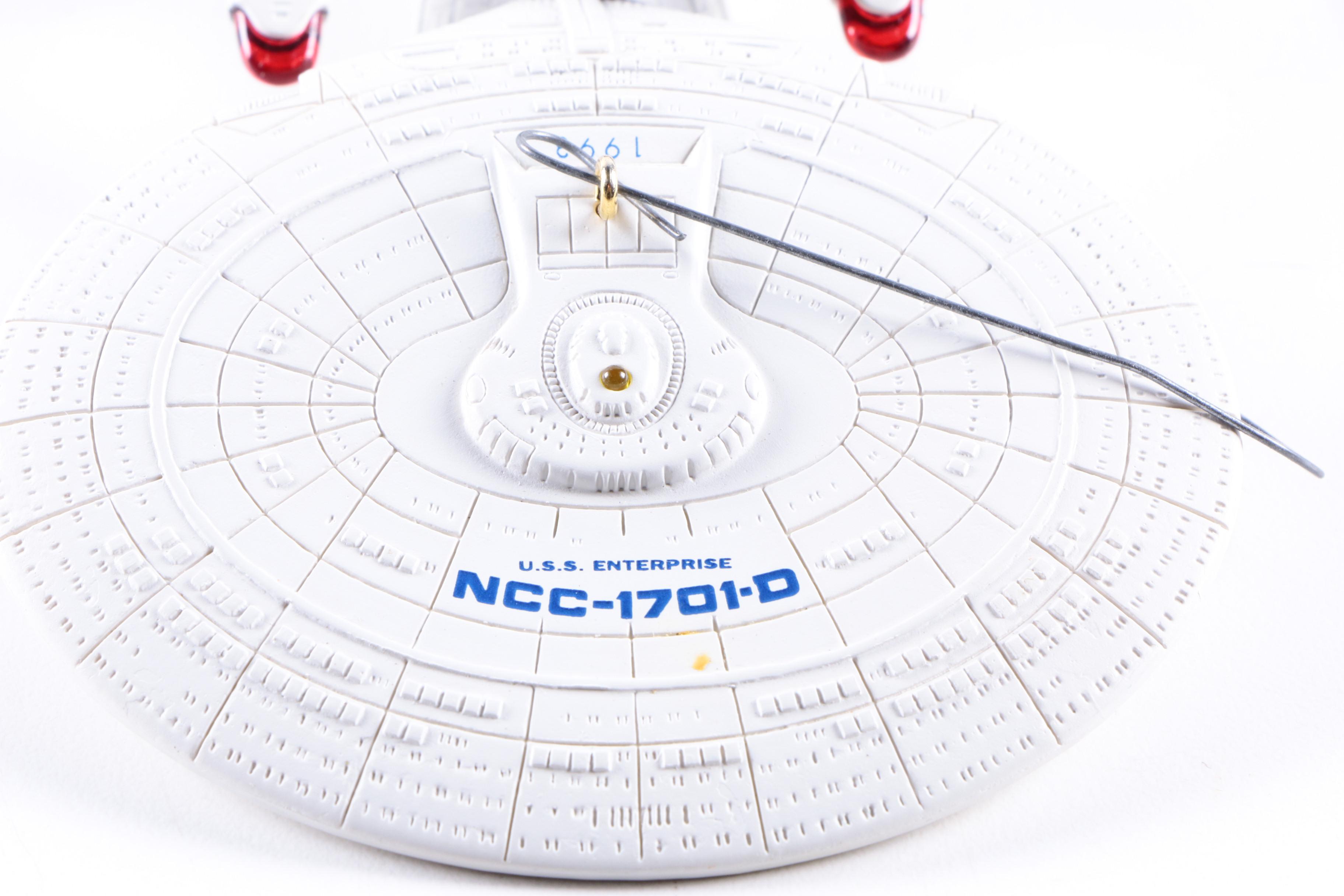 Hallmark Keepsake Star Trek Themed Christmas Tree Ornaments