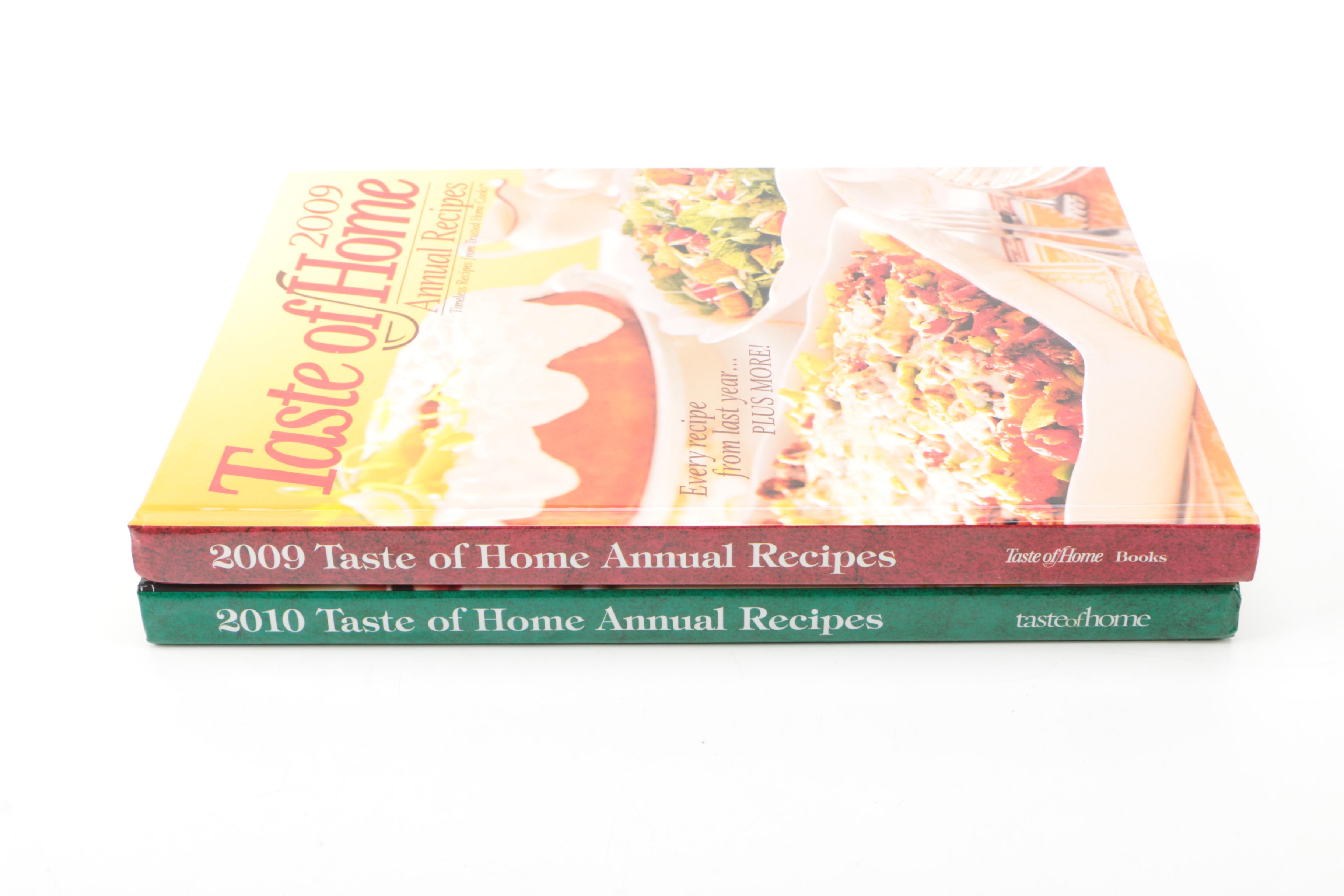 Assorted Cookbooks with Glass and Porcelain Dishes