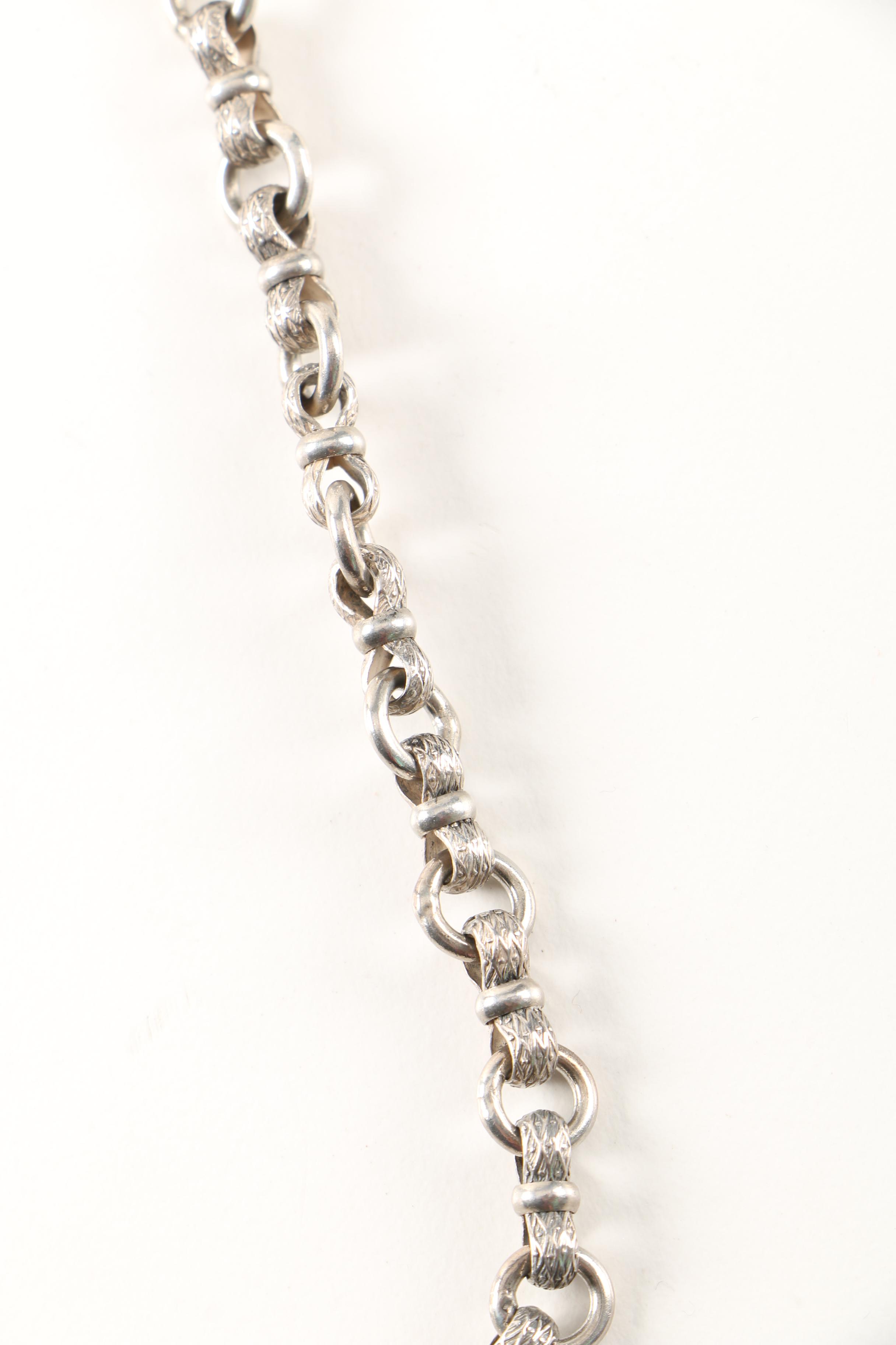 Sterling Silver Artisan Signed Native American Inspired Thunderbird Necklace