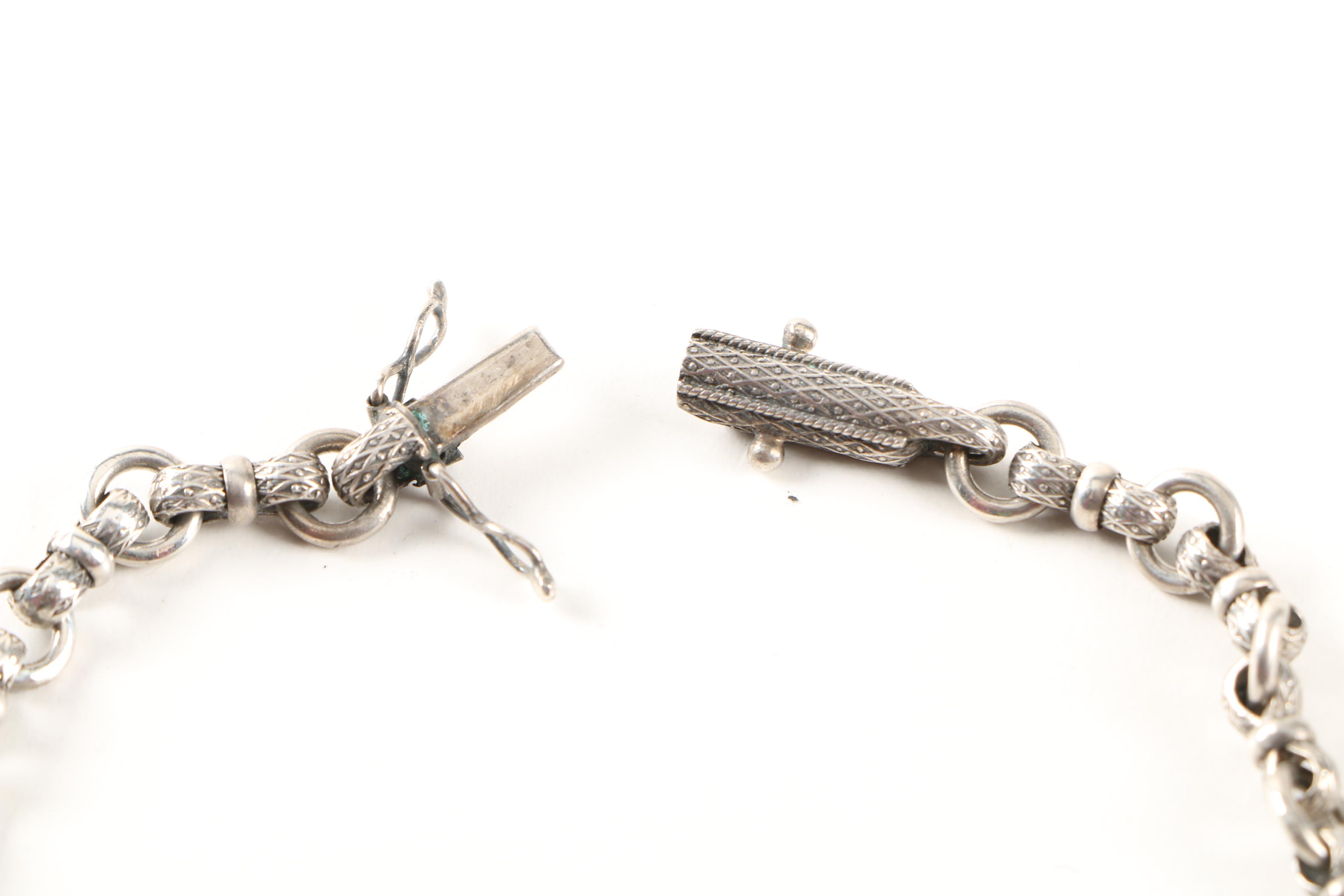 Sterling Silver Artisan Signed Native American Inspired Thunderbird Necklace