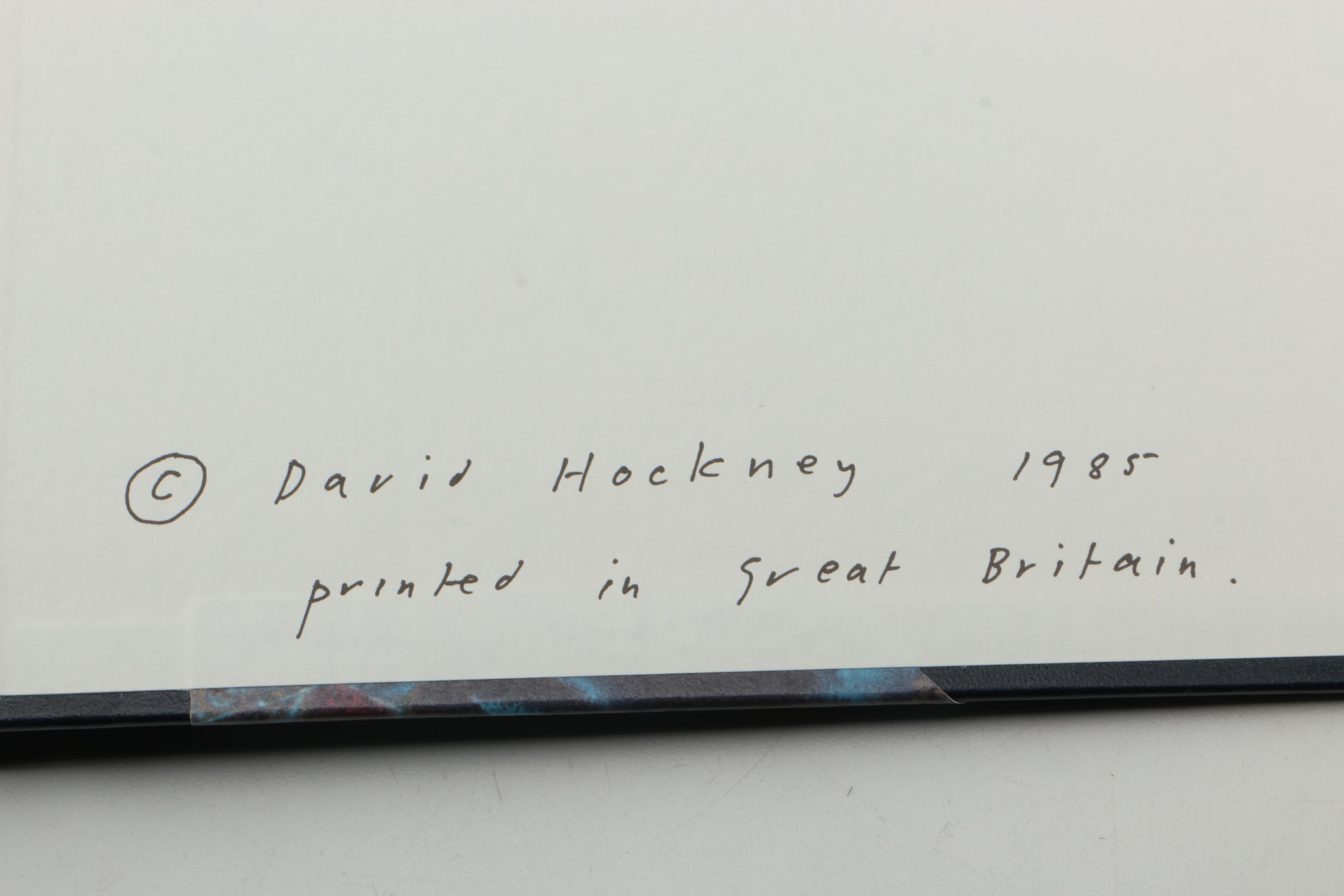 1985 "Martha's Vineyard and Other Places" by David Hockney