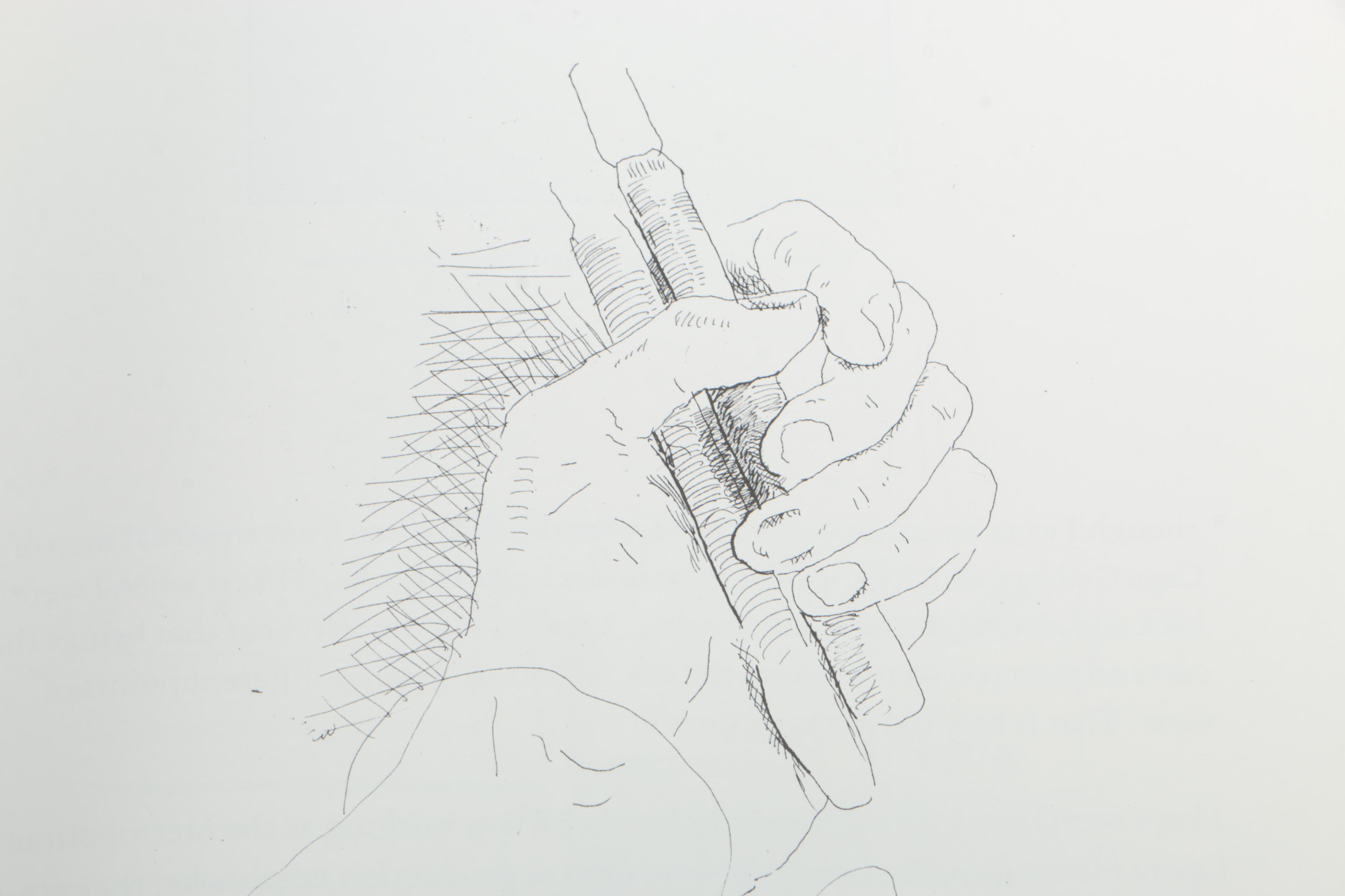 1985 "Martha's Vineyard and Other Places" by David Hockney