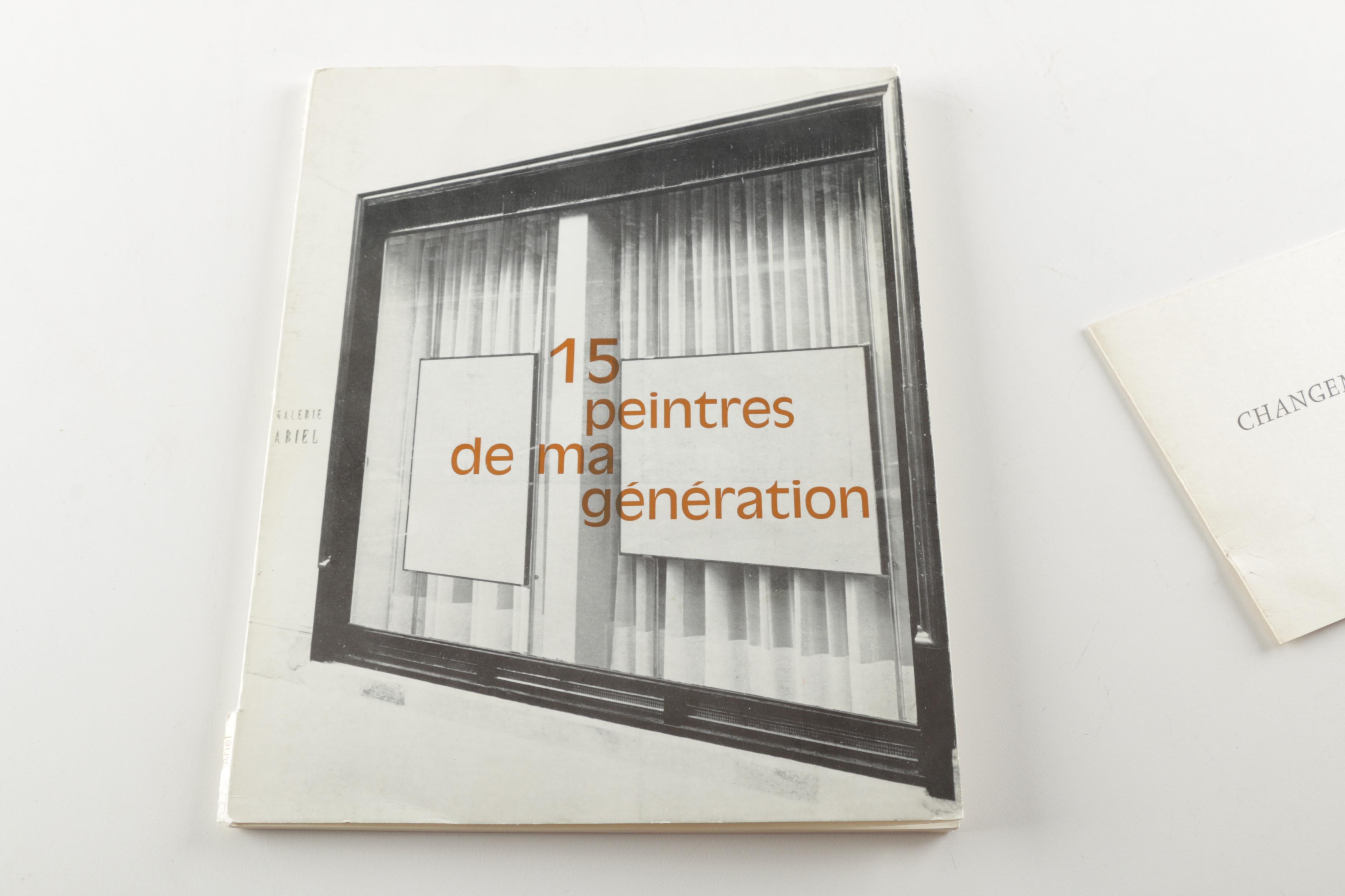 1964 Galerie Ariel "15 Peintres de Ma Génération" Book and Exhibition Invitation