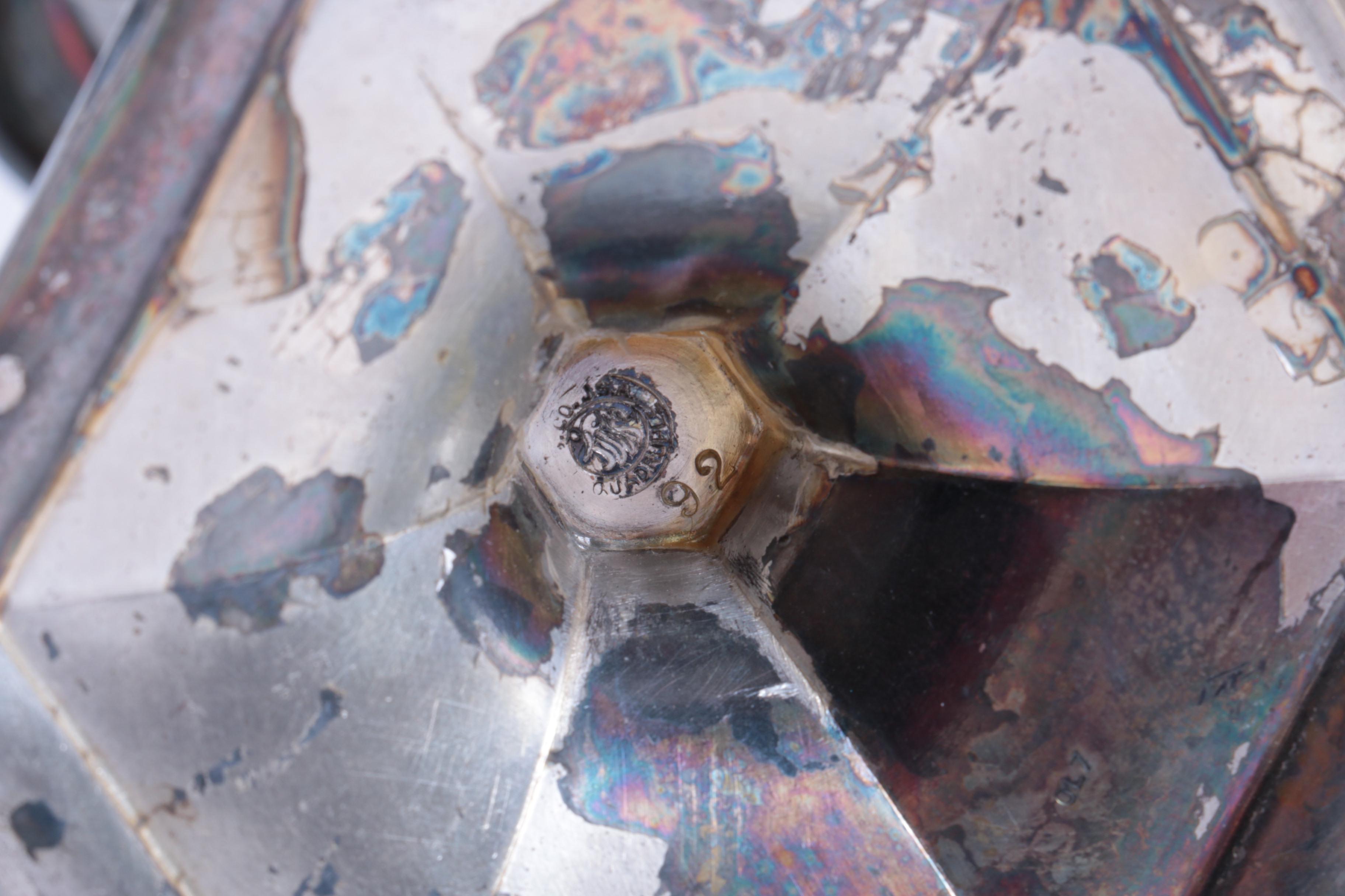 Forbes Silver Co. Silver Plate Candlestick and Wilcox Covered Dish