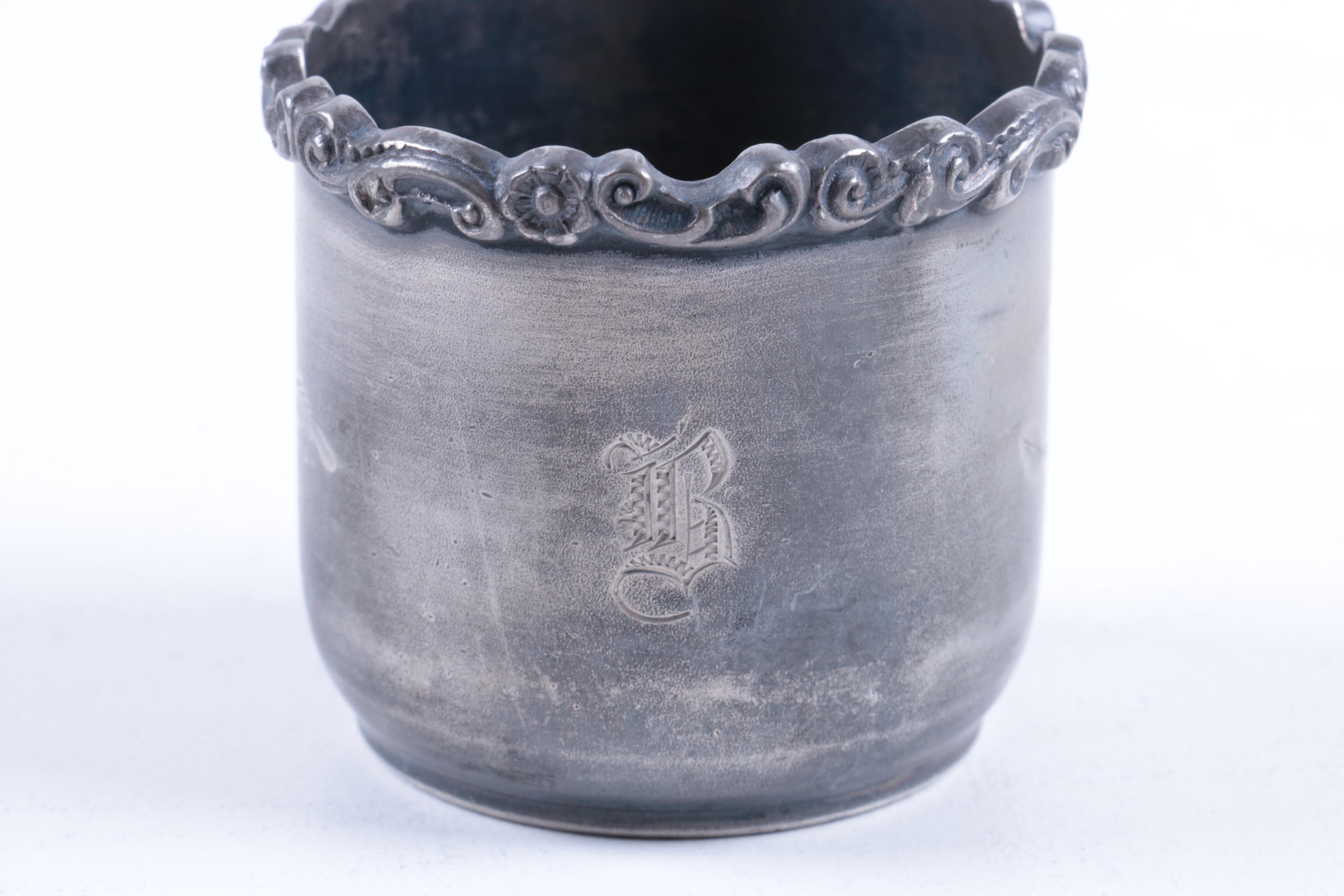 Forbes Silver Co. Silver Plate Candlestick and Wilcox Covered Dish