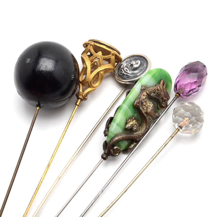 Collection of Antique Hat Pins
