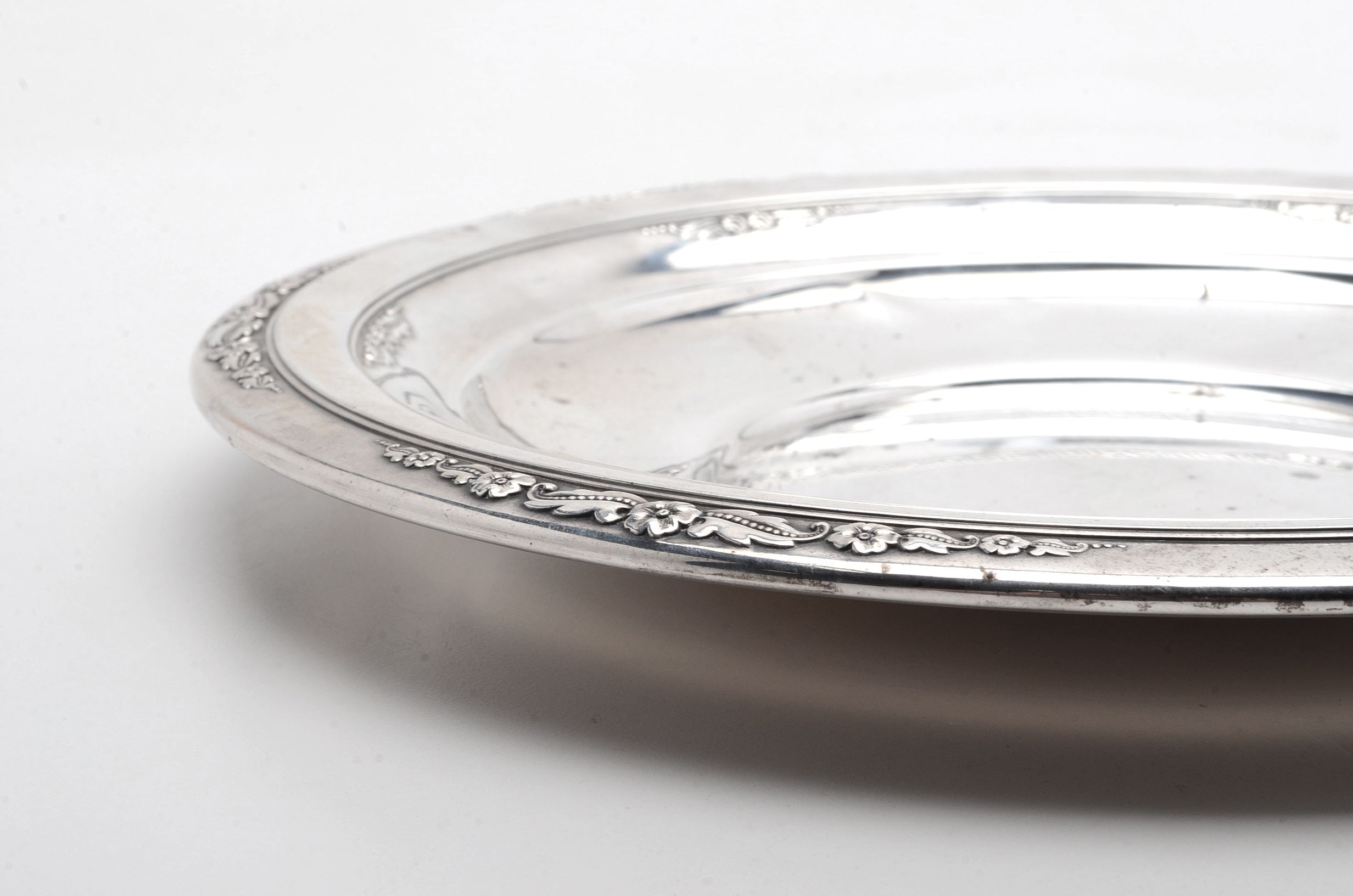 International Sterling "Courtship" Sterling Silver Dish