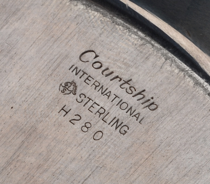 International Sterling "Courtship" Sterling Silver Dish