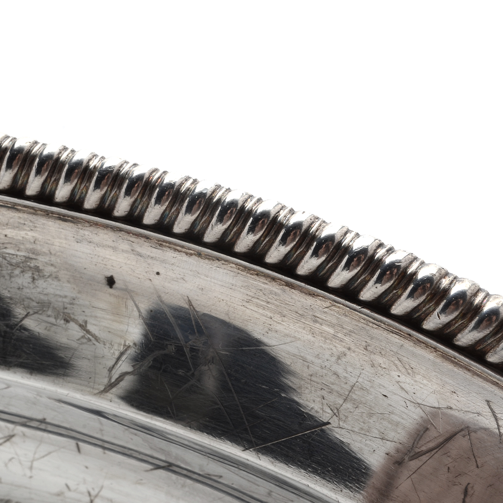 20th Century London Hallmarked Sterling Silver Oval Platter