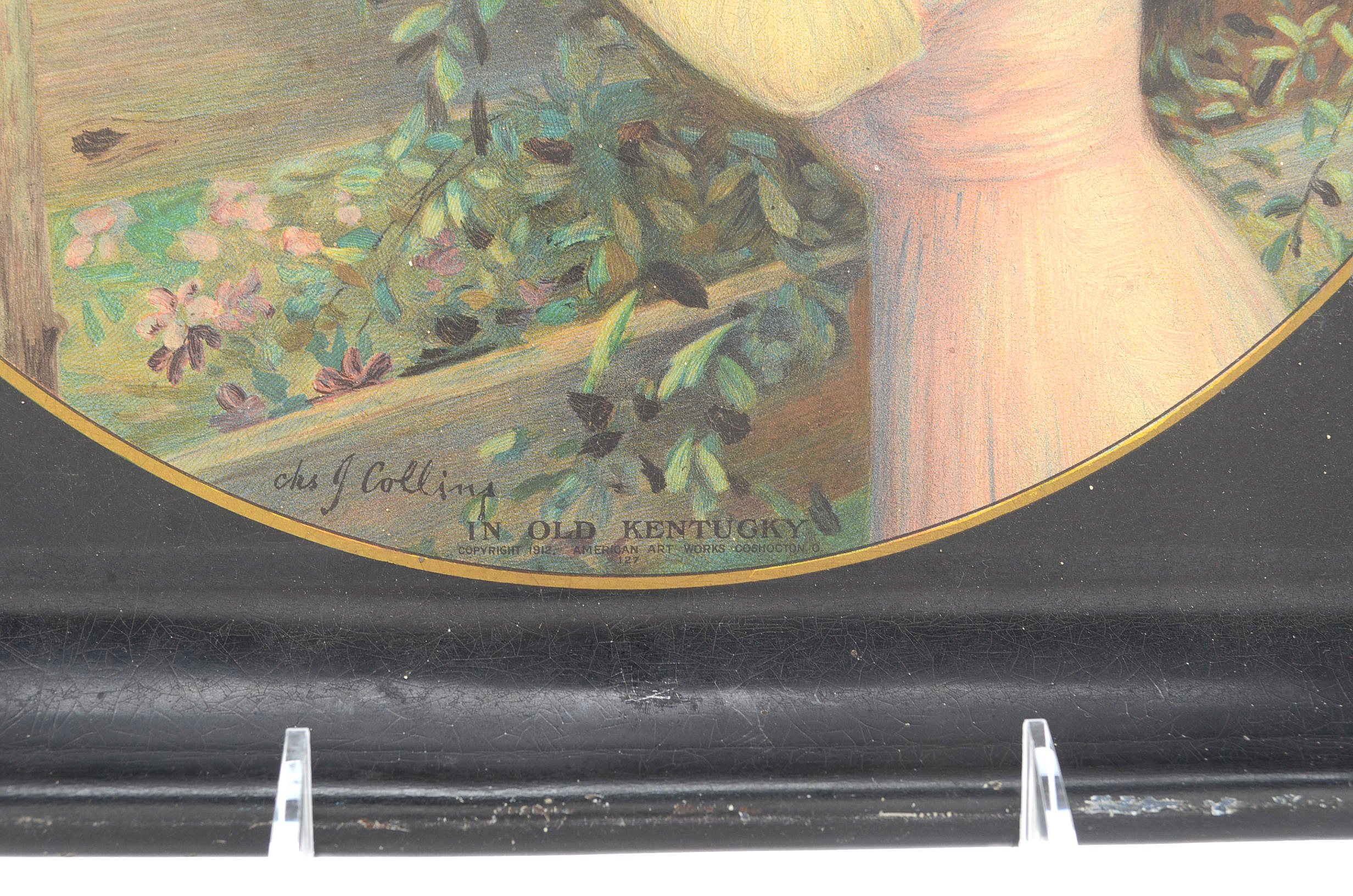 1912 "In Old Kentucky" Tin Tray