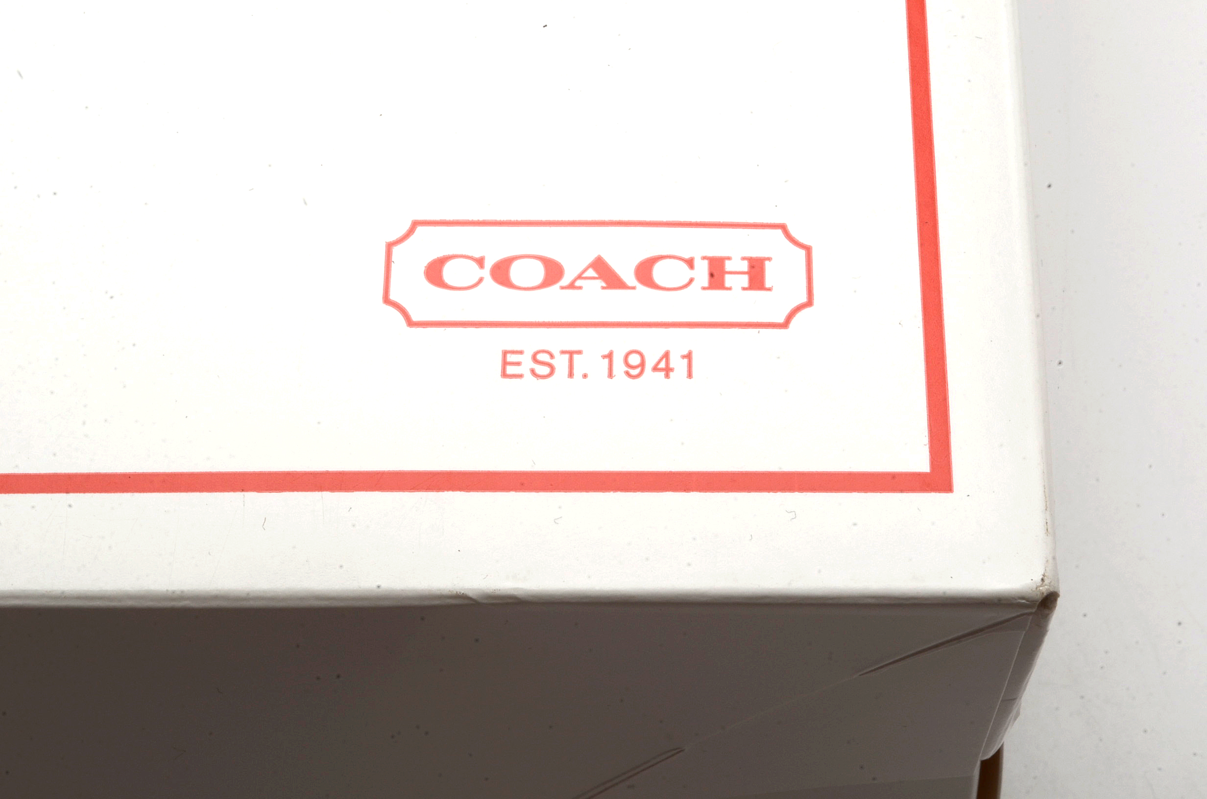 New Coach Epi Signature Satchel Handbag in Tan with Espresso Brown Leather Trim