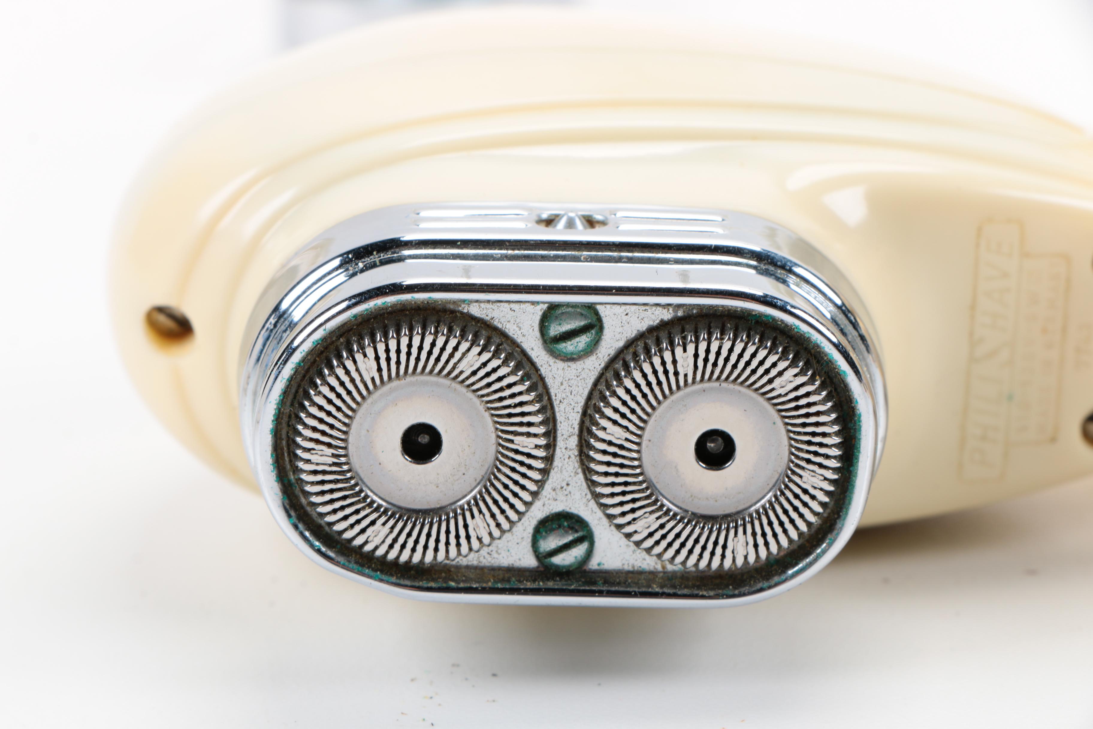 Vintage Remington and Philishave Electric Shavers