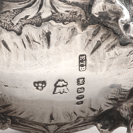 Shreve, Crump & Low Sterling Silver Divided Dish and French Salt Cellar