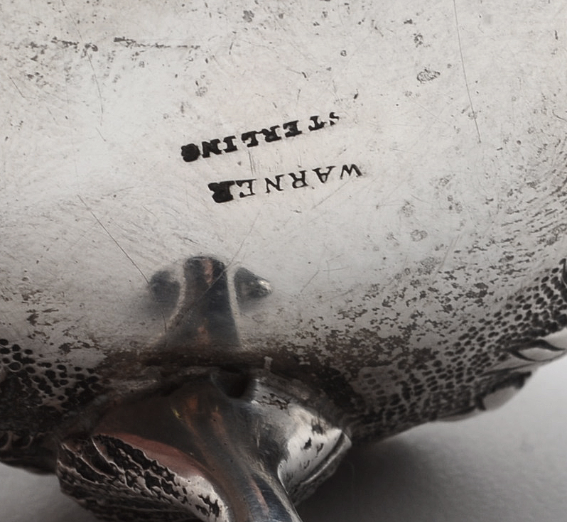 Warner Repoussé Sterling Silver Salt Cellars