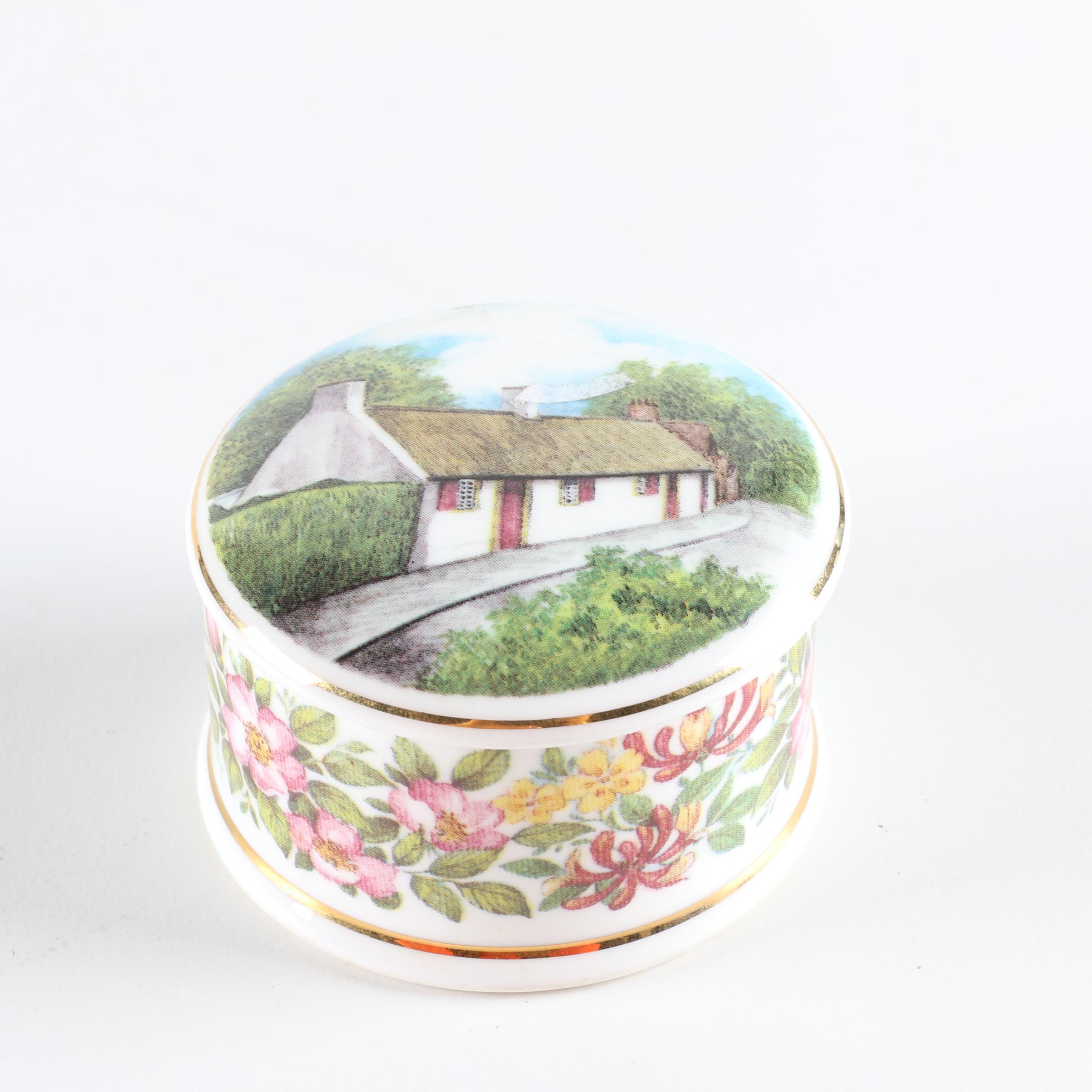 Belleek Shamrock Bud Vase