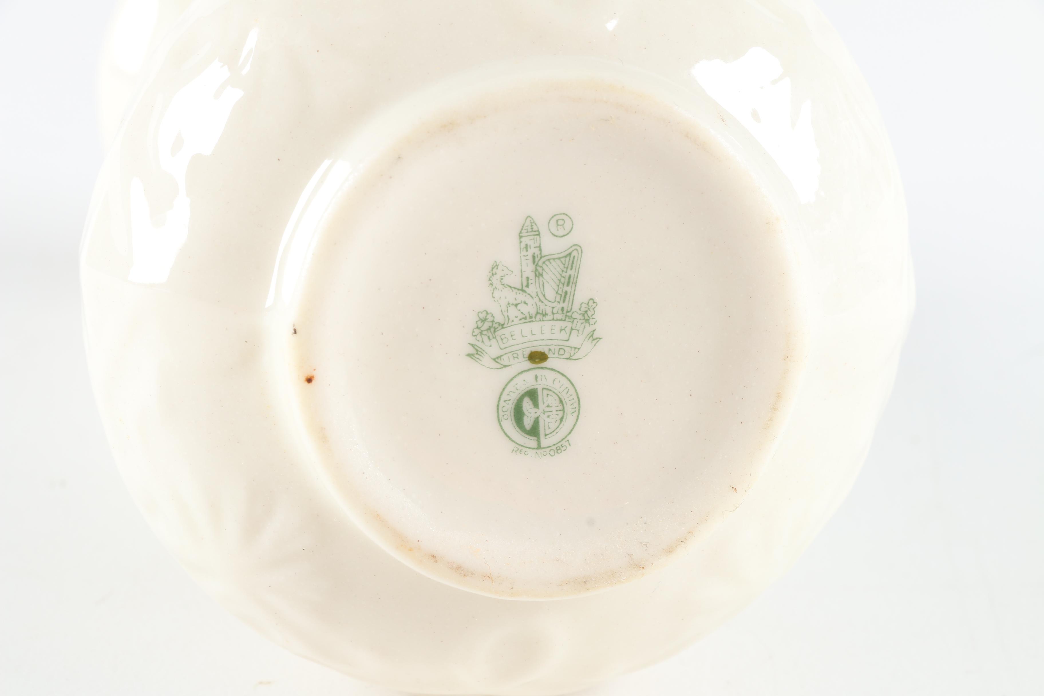 Belleek Shamrock Bud Vase