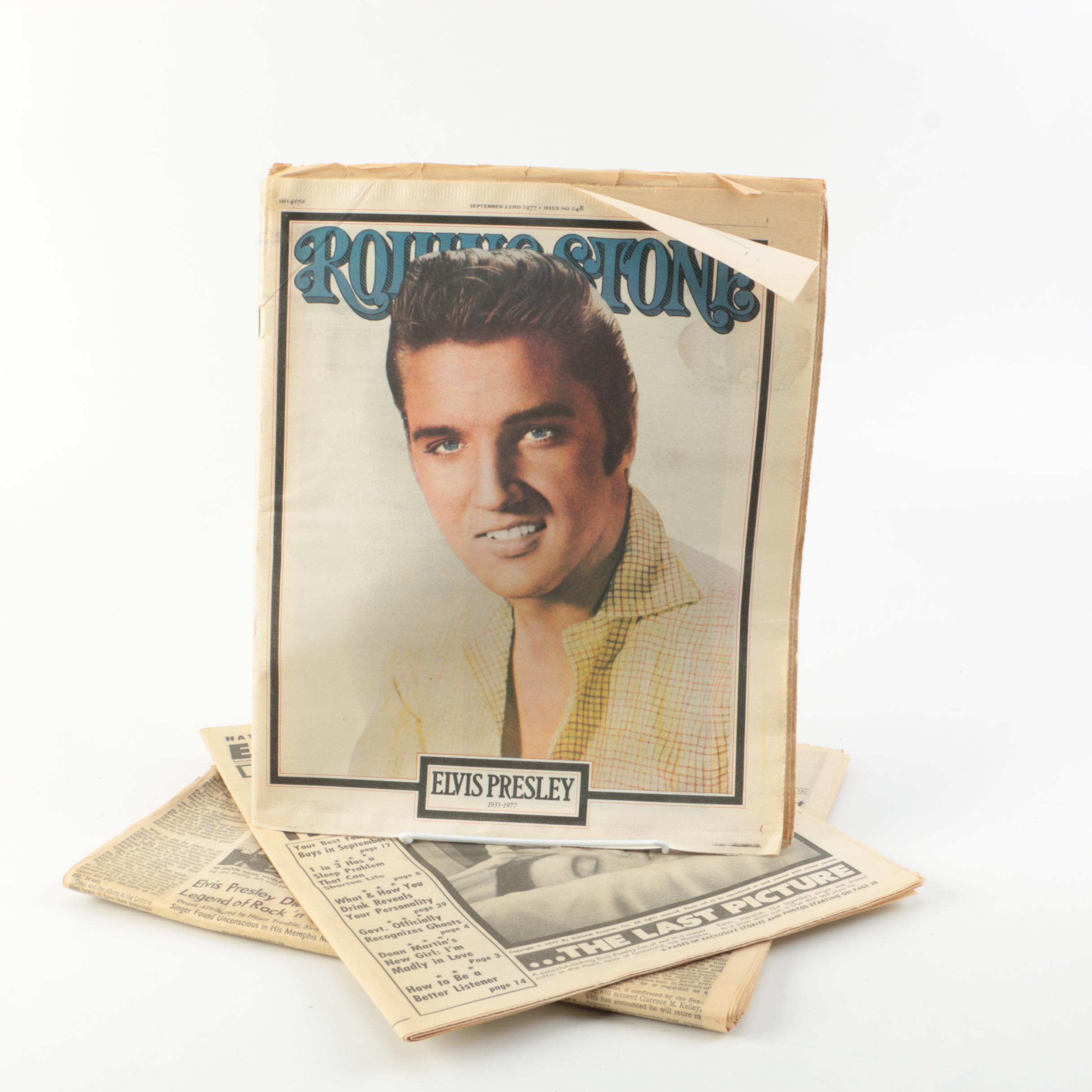 Elvis Presley Newspapers