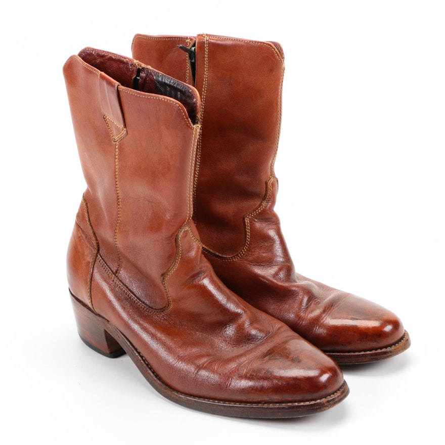 Men's Brown Leather Boots