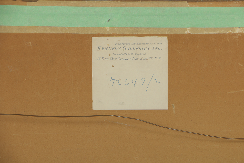 Limited Edition Lithograph on Paper Abstract Portrait