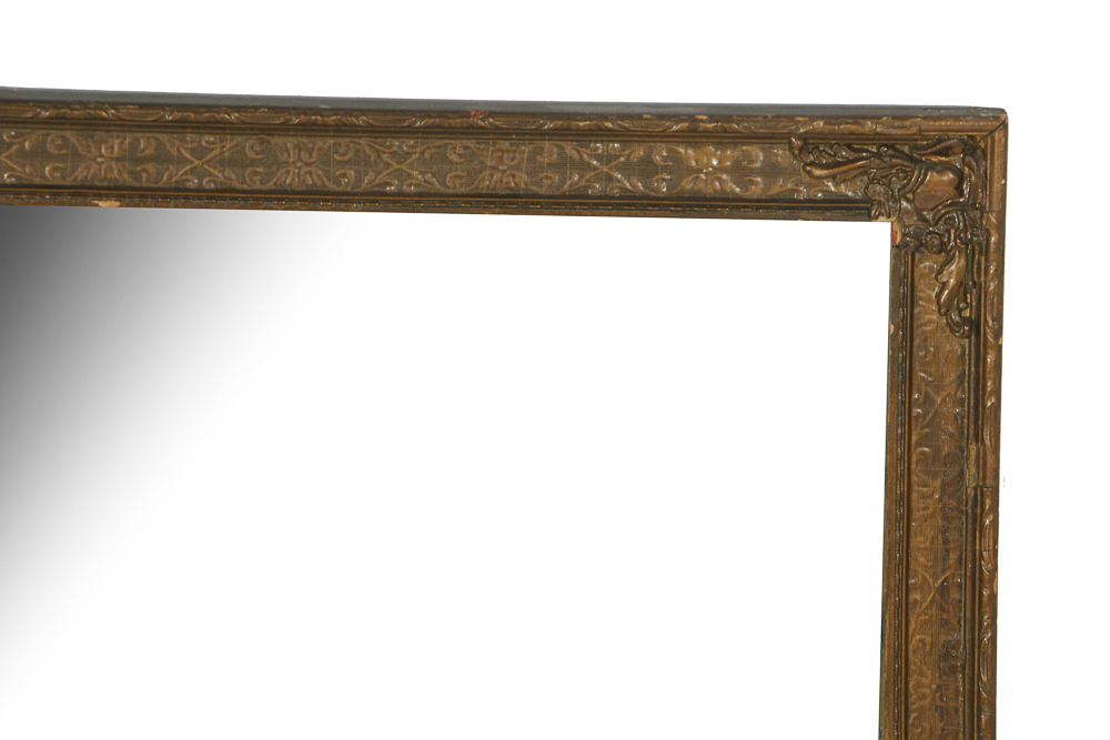 Vintage Three-Panel Gilt Overmantel Mirror