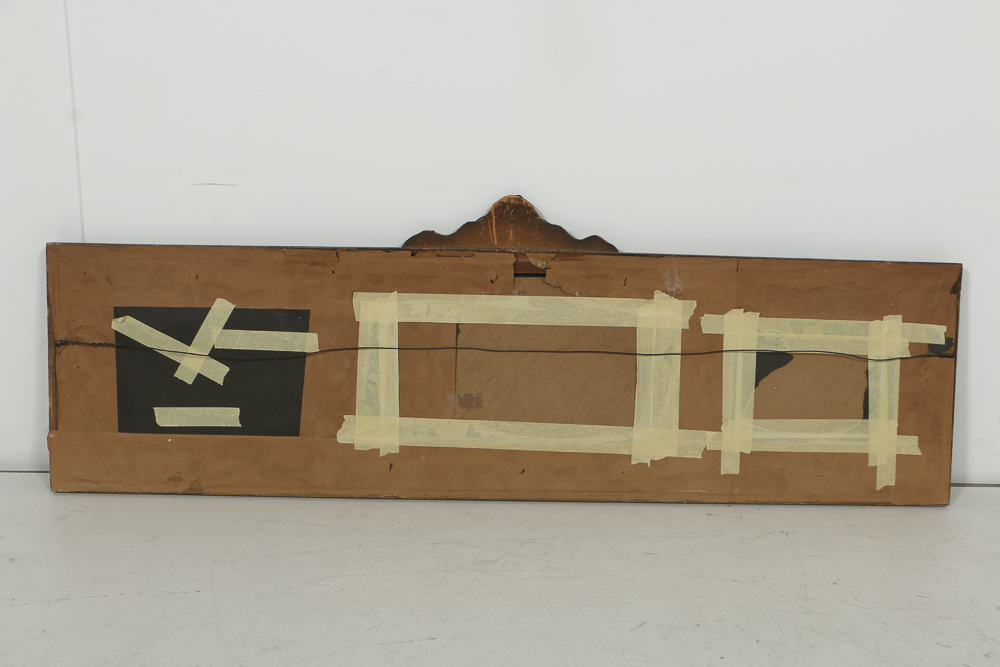 Vintage Three-Panel Gilt Overmantel Mirror