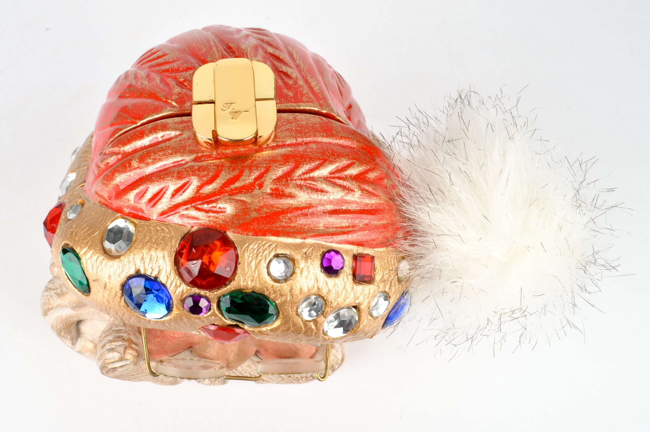 Signed Timmy Woods Beverly Hills Santa Handbag