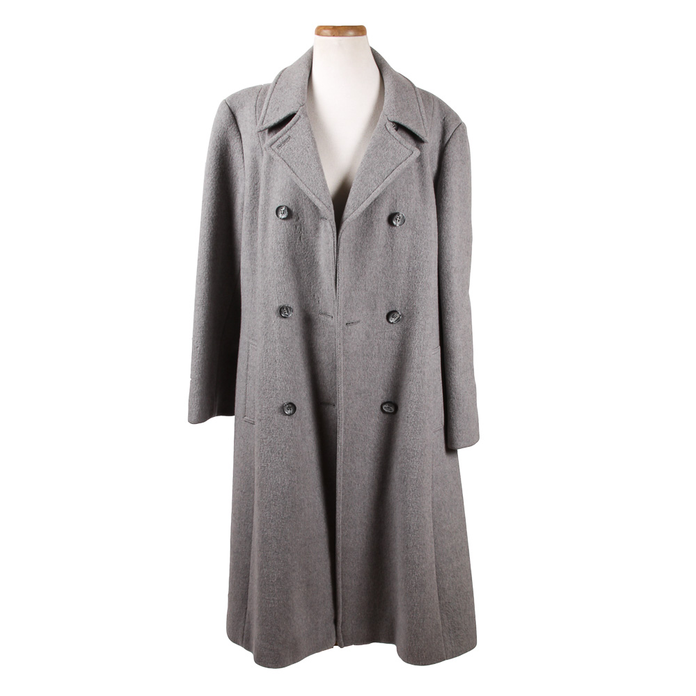 Women's Vintage Pendleton Double-Breasted Coat