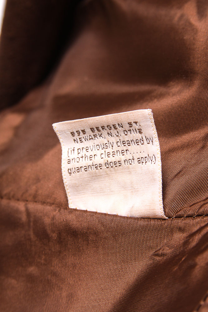 Vintage Double-Breasted Suede Coat