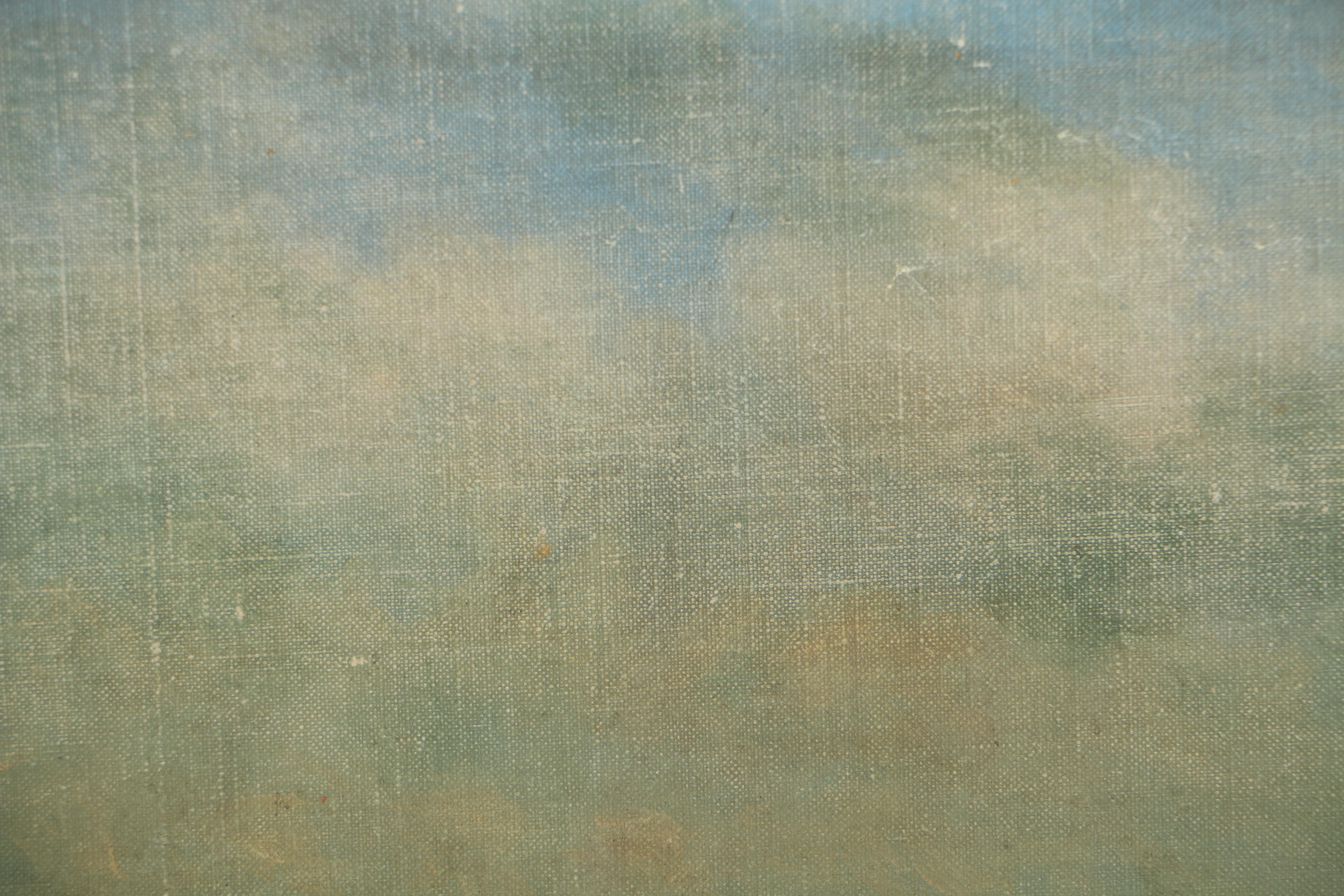 John Hammerstad Oil Painting on Canvas on Board Coastal Landscape