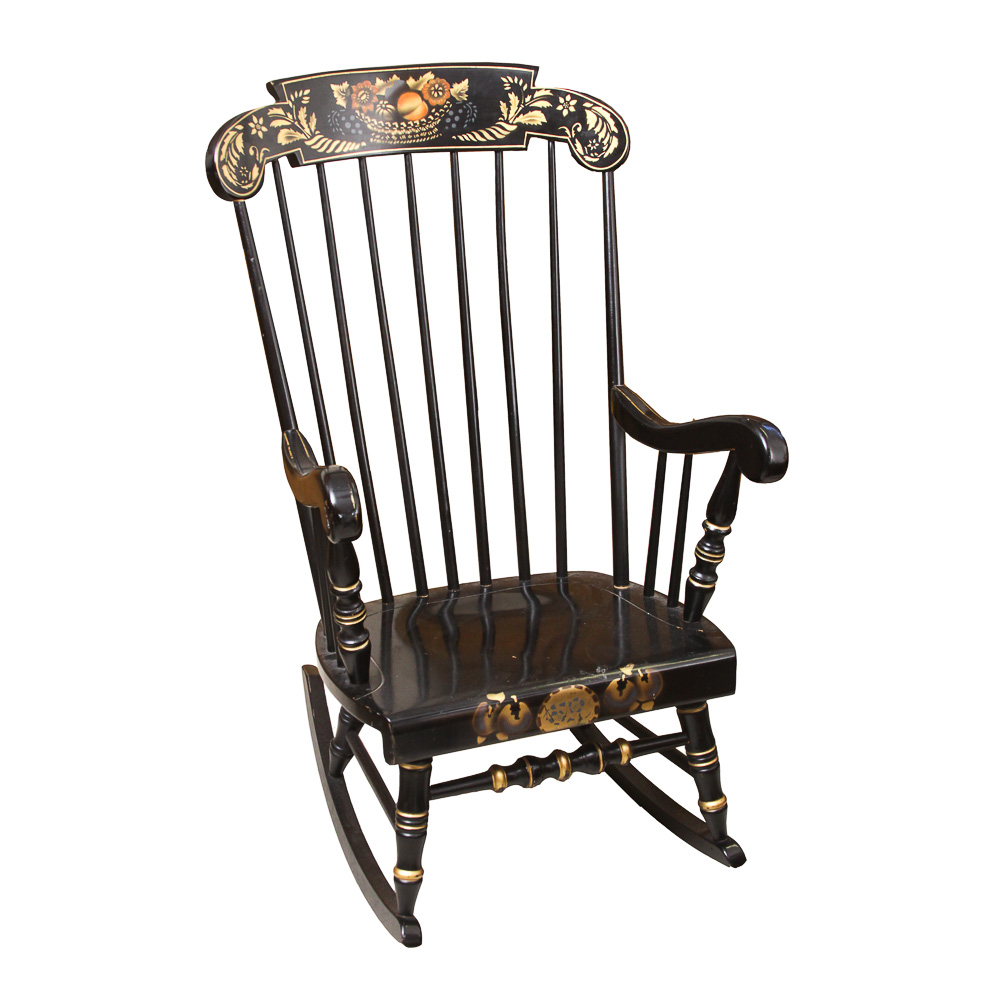 Stenciled "Virginia House" Rocking Chair