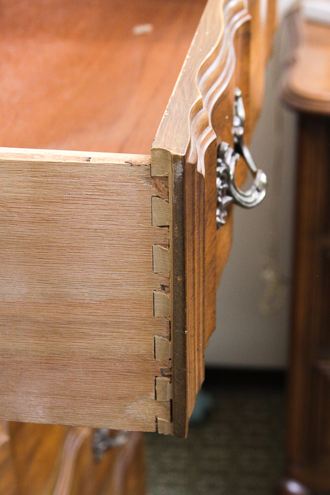 Vintage French Provincial Style Tall Chest of Drawers