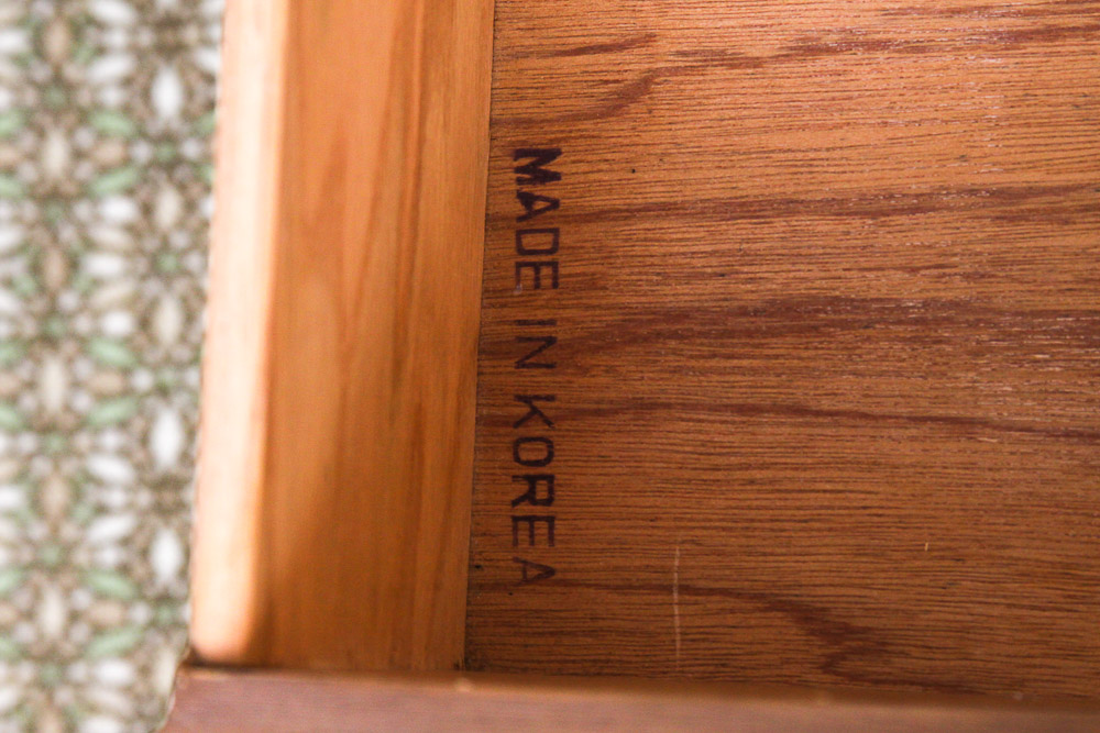 Vintage French Provincial Style Tall Chest of Drawers