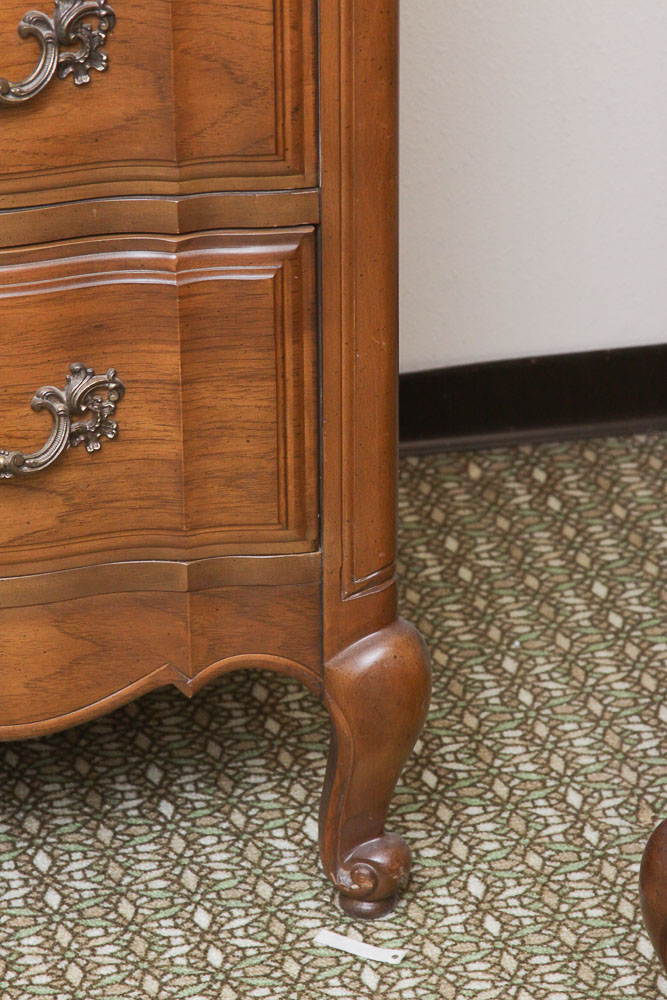 Vintage French Provincial Style Tall Chest of Drawers