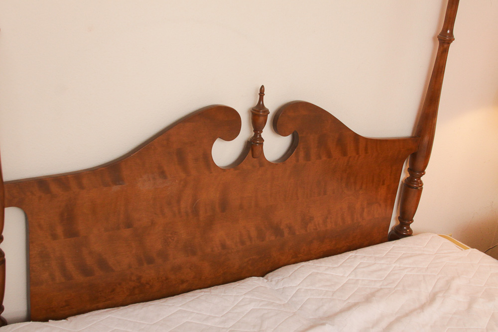 Vintage Federal Style Headboard and Footboard in Full-Size