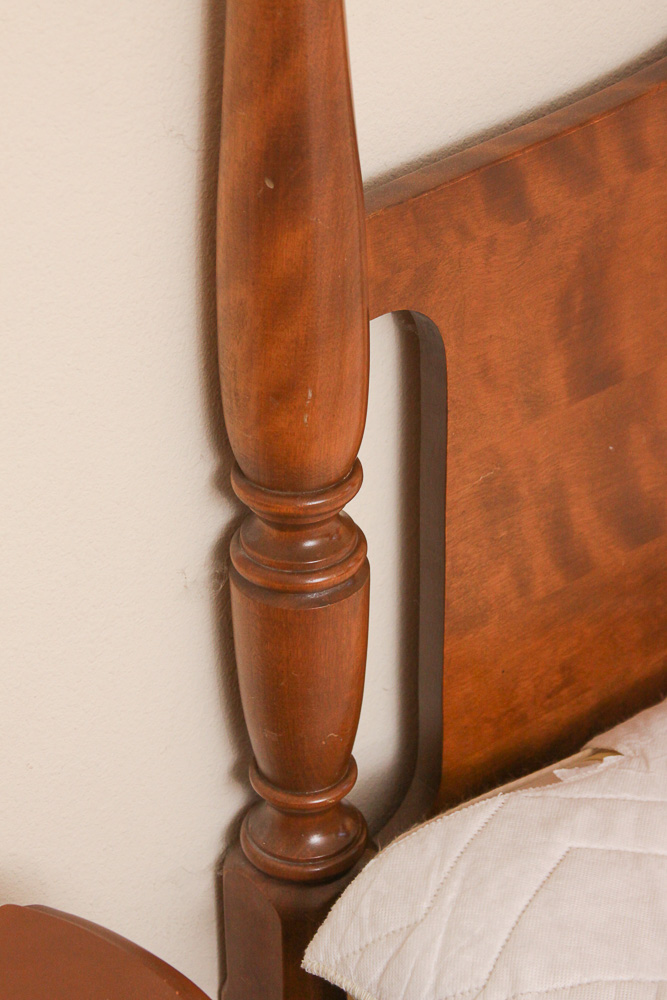 Vintage Federal Style Headboard and Footboard in Full-Size