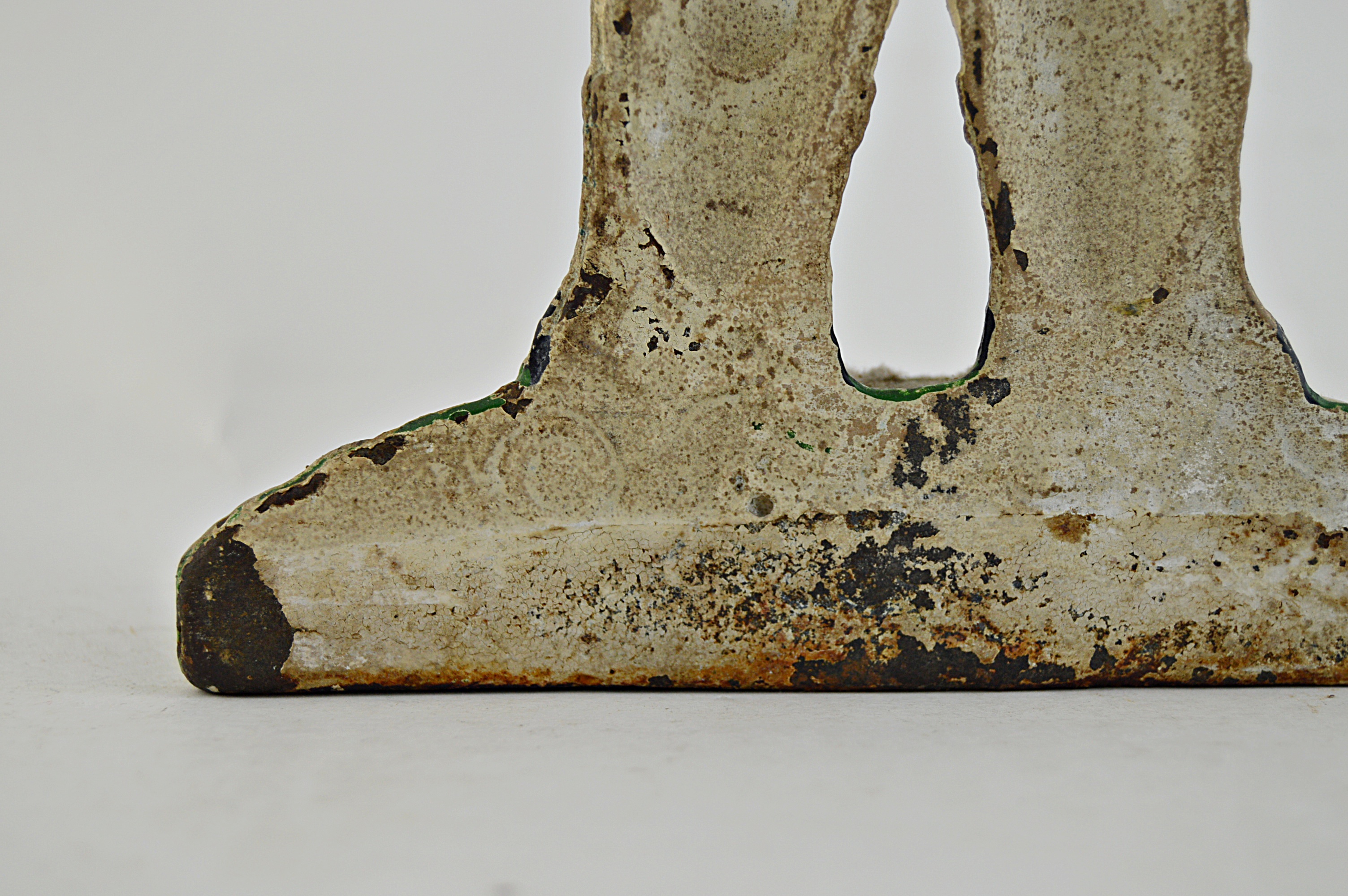 Vintage Hubley "Bobby Blake" with Teddy Bear Cast Iron Doorstop