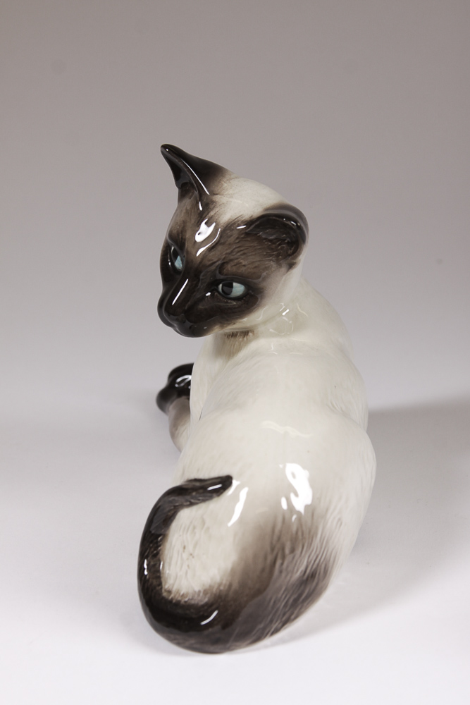 Variety of Vintage Beswick Siamese Cat Figurines