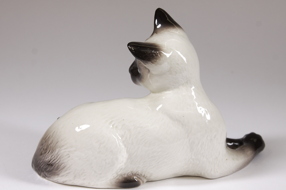 Variety of Vintage Beswick Siamese Cat Figurines