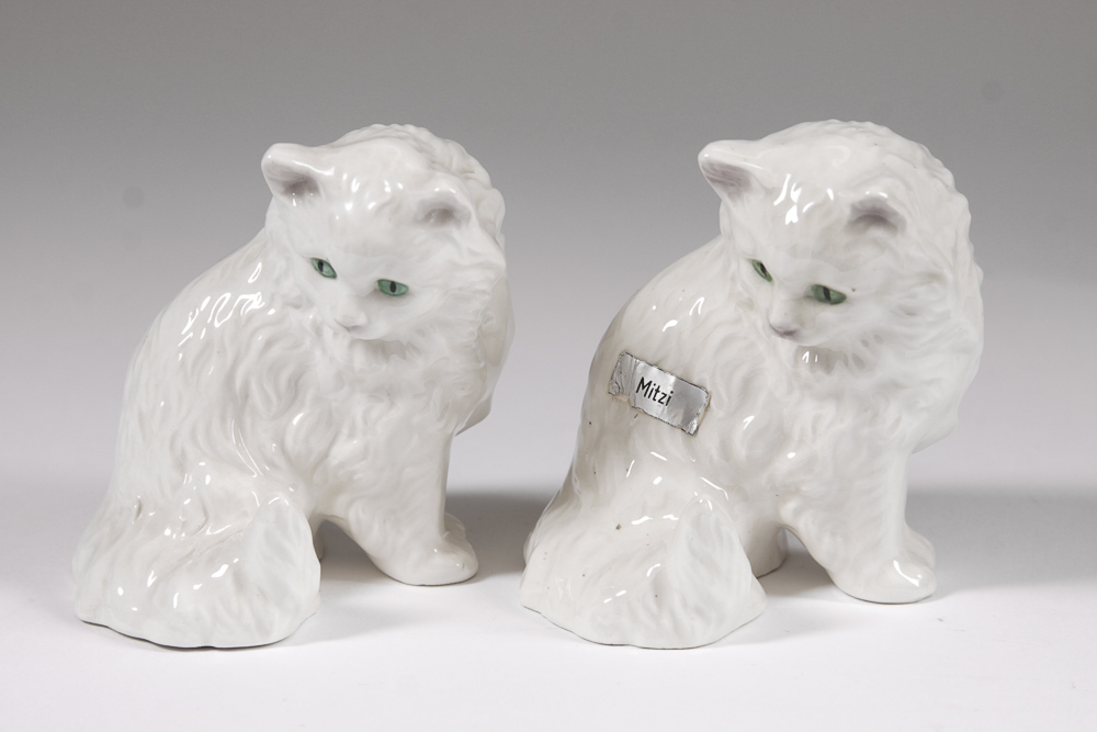 Porcelain Animal Figurines Including Goebel and Golden Crown E & R