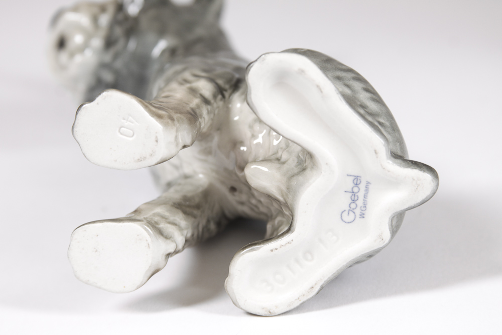 Porcelain Animal Figurines Including Goebel and Golden Crown E & R